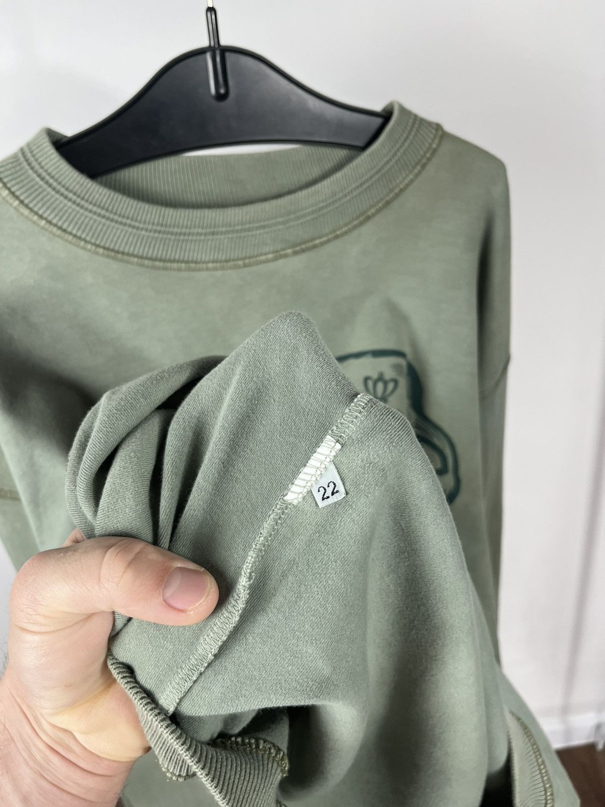 JET SET Jet Set Vintage Green Pig Graphic Sweatshirt Crewneck Size 4 Size US XL / EU 56 / 4 - 7 Thumbnail