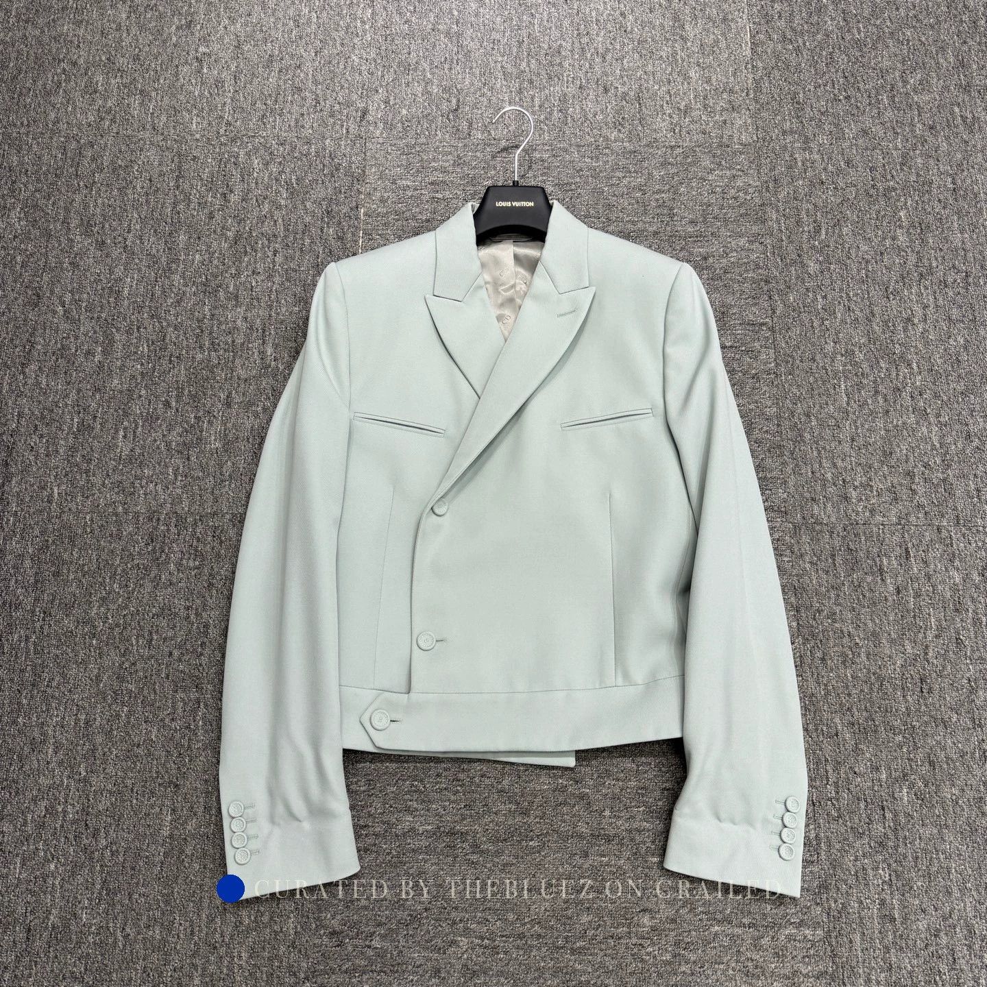 Dior Mint Green Wool Blazer, Size S Size US S / EU 44-46 / 1 - 1 Thumbnail