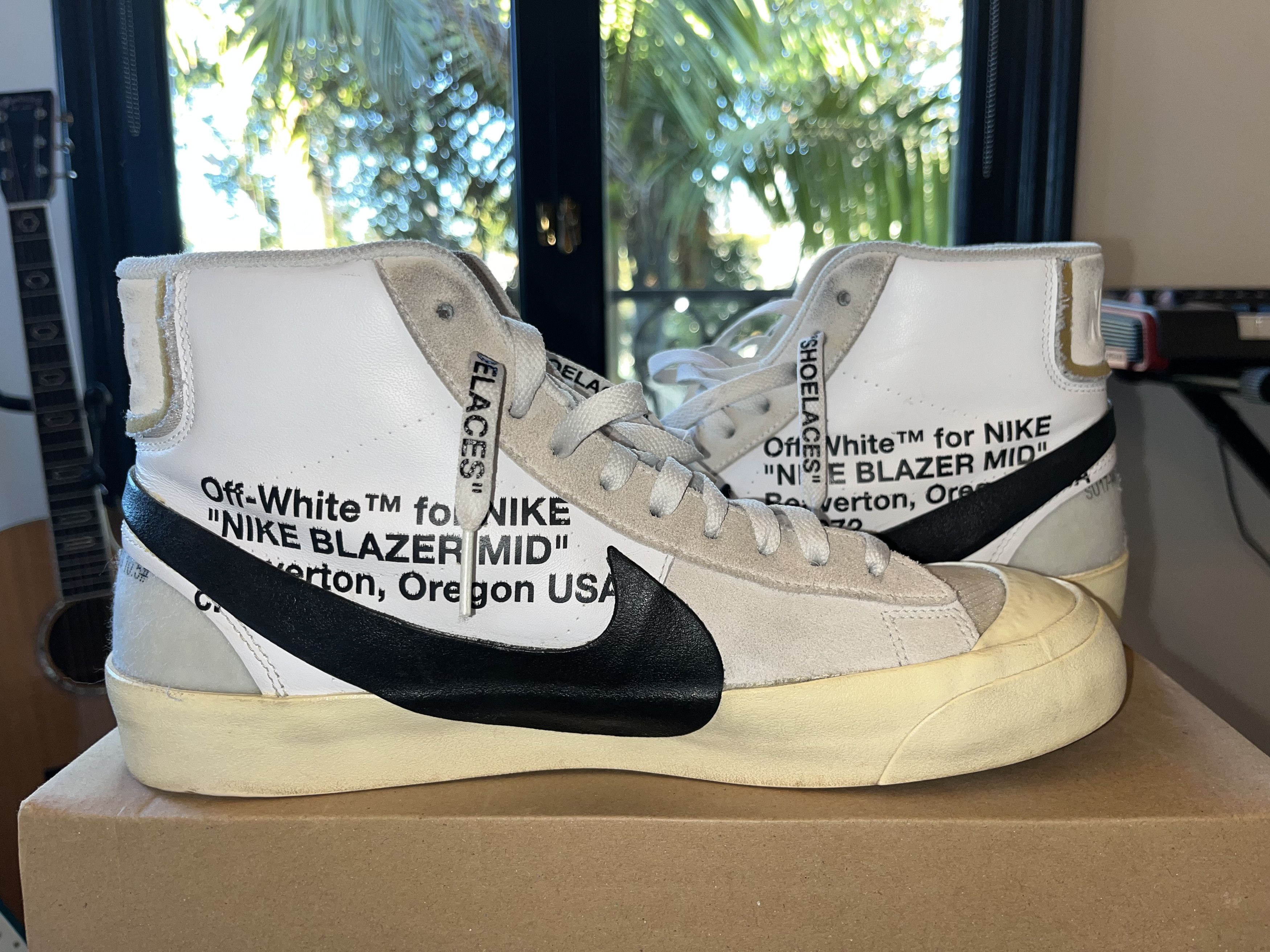 Nike × Off-White Off-White Nike Blazer High OG “The Ten” Size US 10.5 / EU 43-44 - 6 Thumbnail