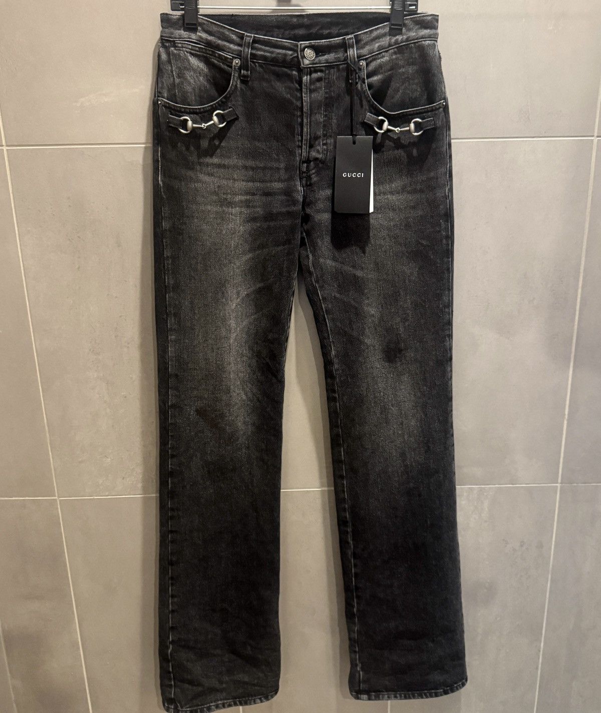 Gucci Gucci by Demna La Famiglia Horsebit Jean Size US 30 / EU 46 - 1 Thumbnail