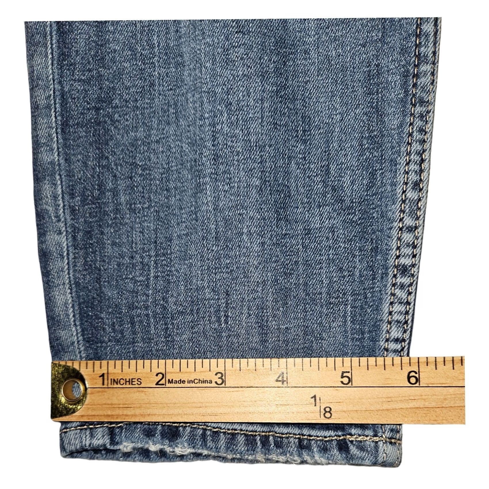 Silver Jeans Co. VINTAGE Silver Jeans Boyfriend Jeans Women's 29 Regular 27in Inseam Blue Distressed Stretch Logo 5-Pocket City Preppy Mens Womens Boys Girls? Size 29" - 7 Thumbnail