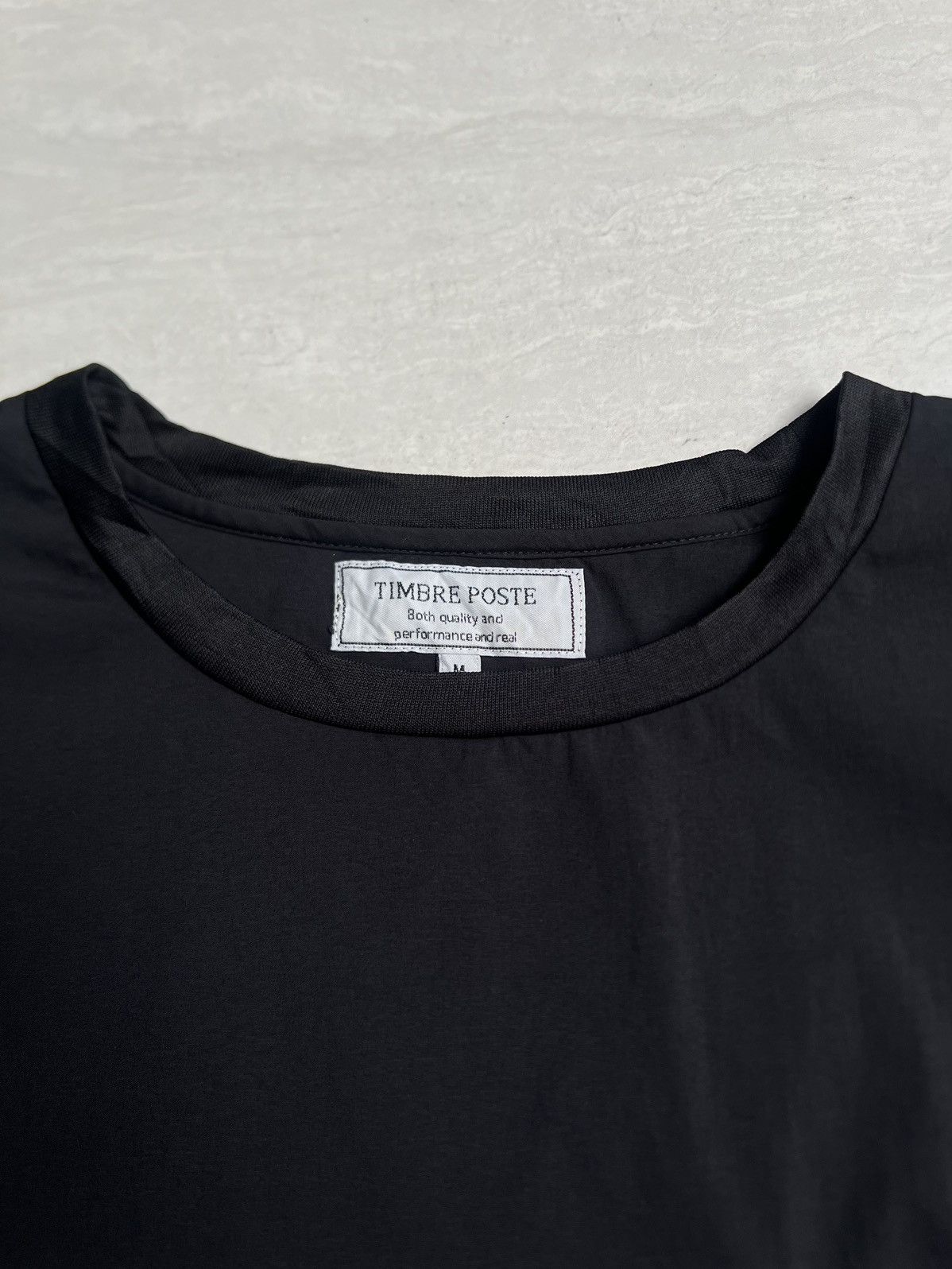 Other TIMBRE POSTE Black Boxy T-shirt Size US L / EU 52-54 / 3 - 5 Thumbnail