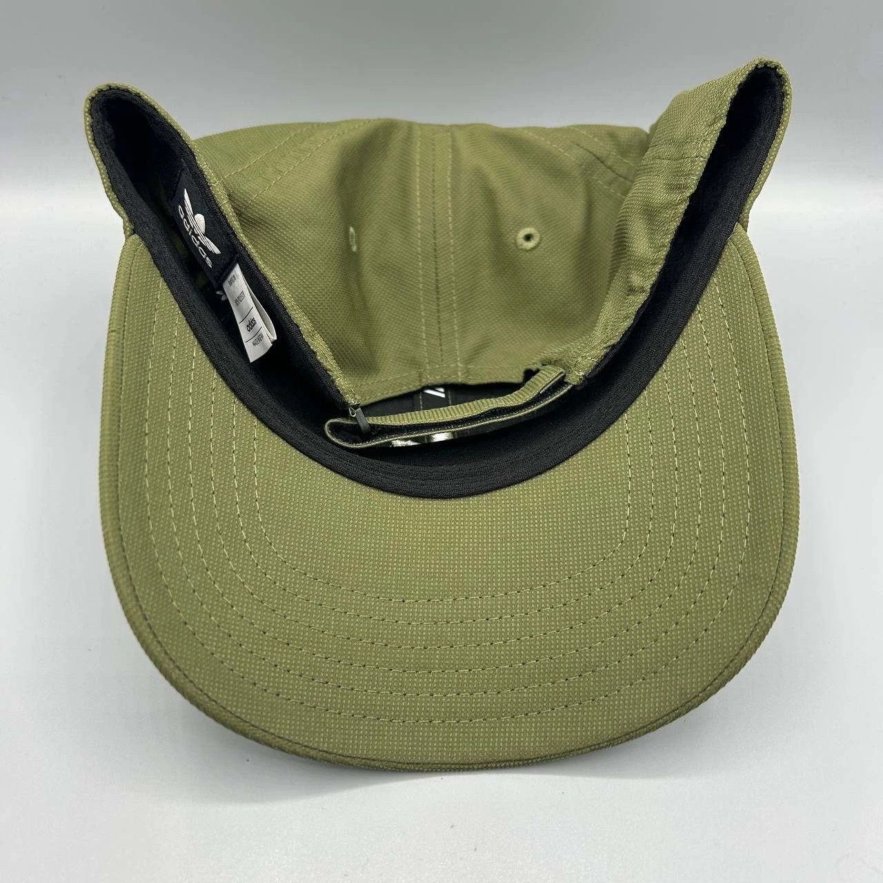 Adidas Adidas Logo Embroidered Hat Men Green Strap Back Cap Size ONE SIZE - 5 Thumbnail