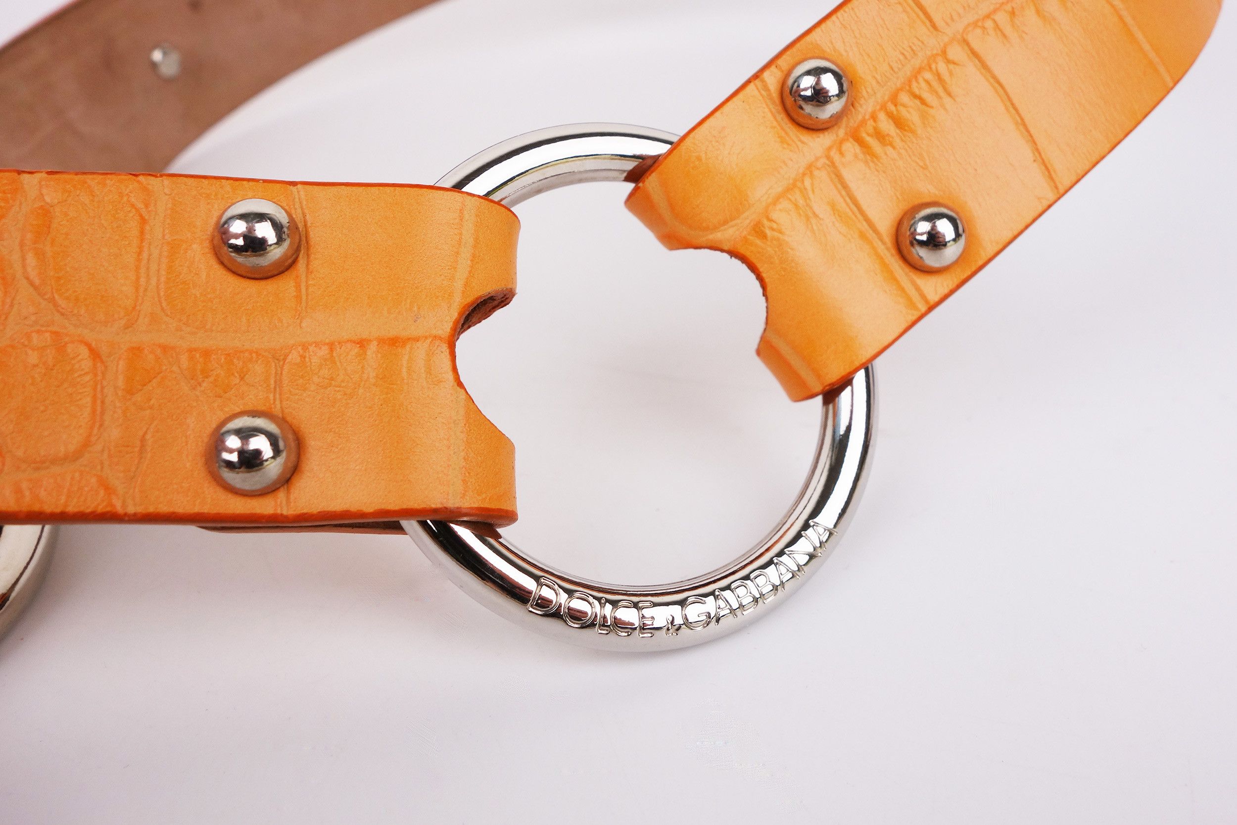 Dolce & Gabbana Dolce & Gabbana Leather Belt Studded Rhinestone 90 36 Size ONE SIZE - 5 Thumbnail