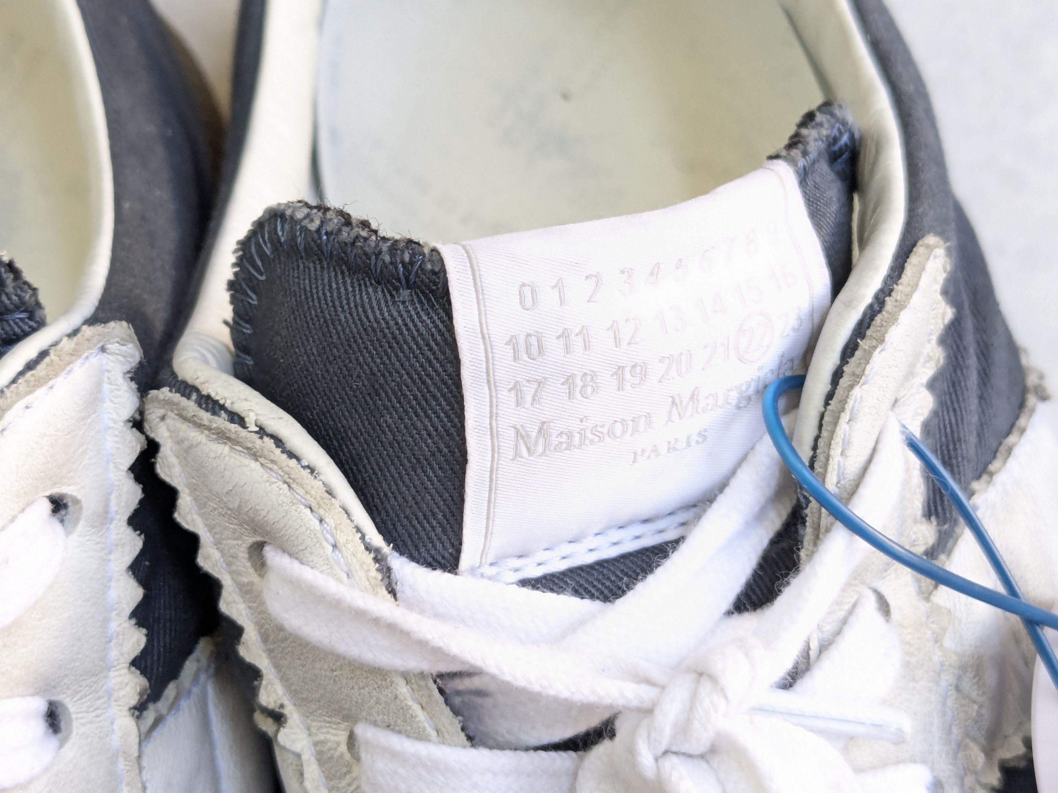 Maison Margiela Maison Margiela Replica GAT Navy Blue 12 45 Low Tops Size US 12 / EU 45 - 5 Thumbnail