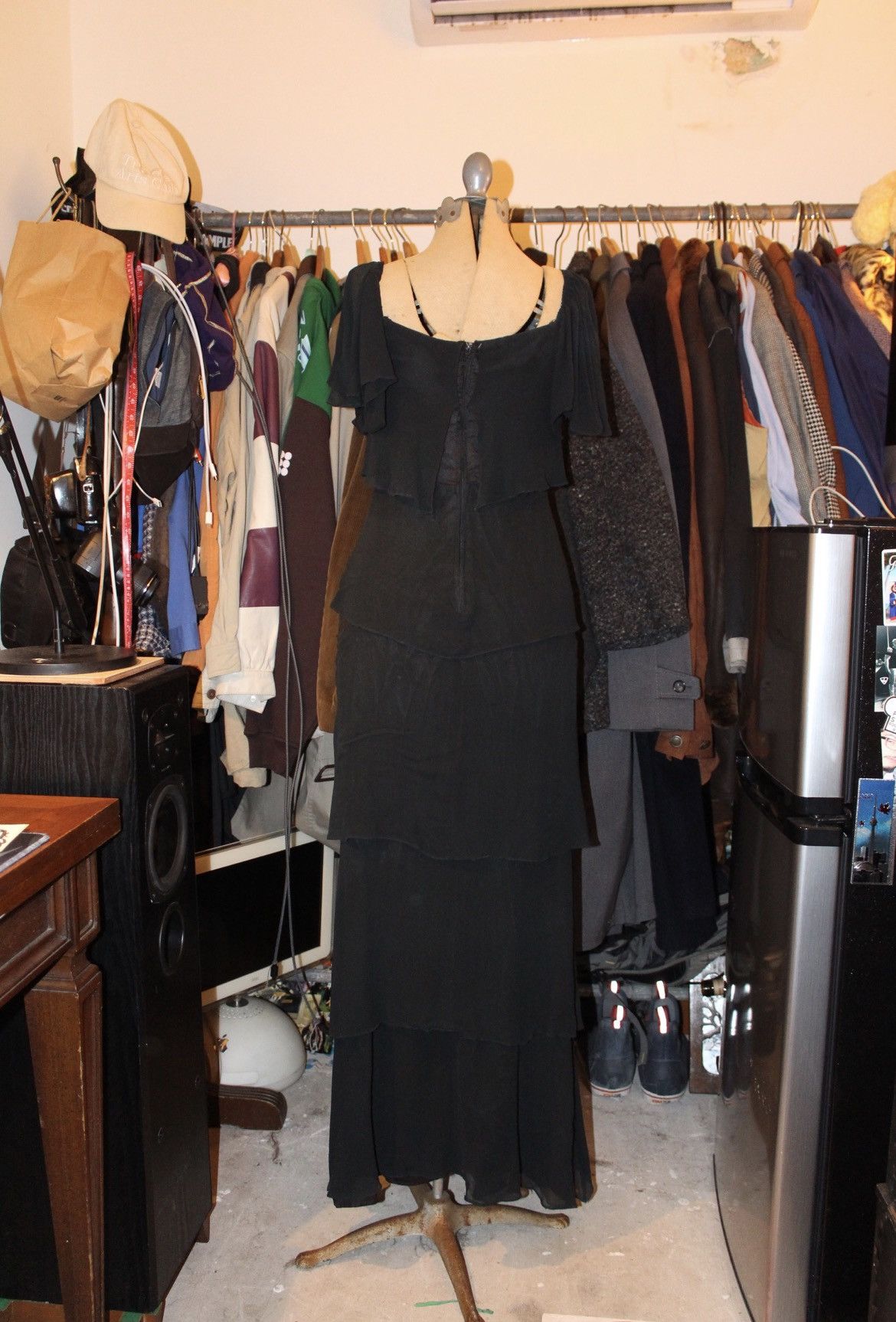 Other black ruffle dress Size XS / US 0-2 / IT 36-38 - 3 Thumbnail