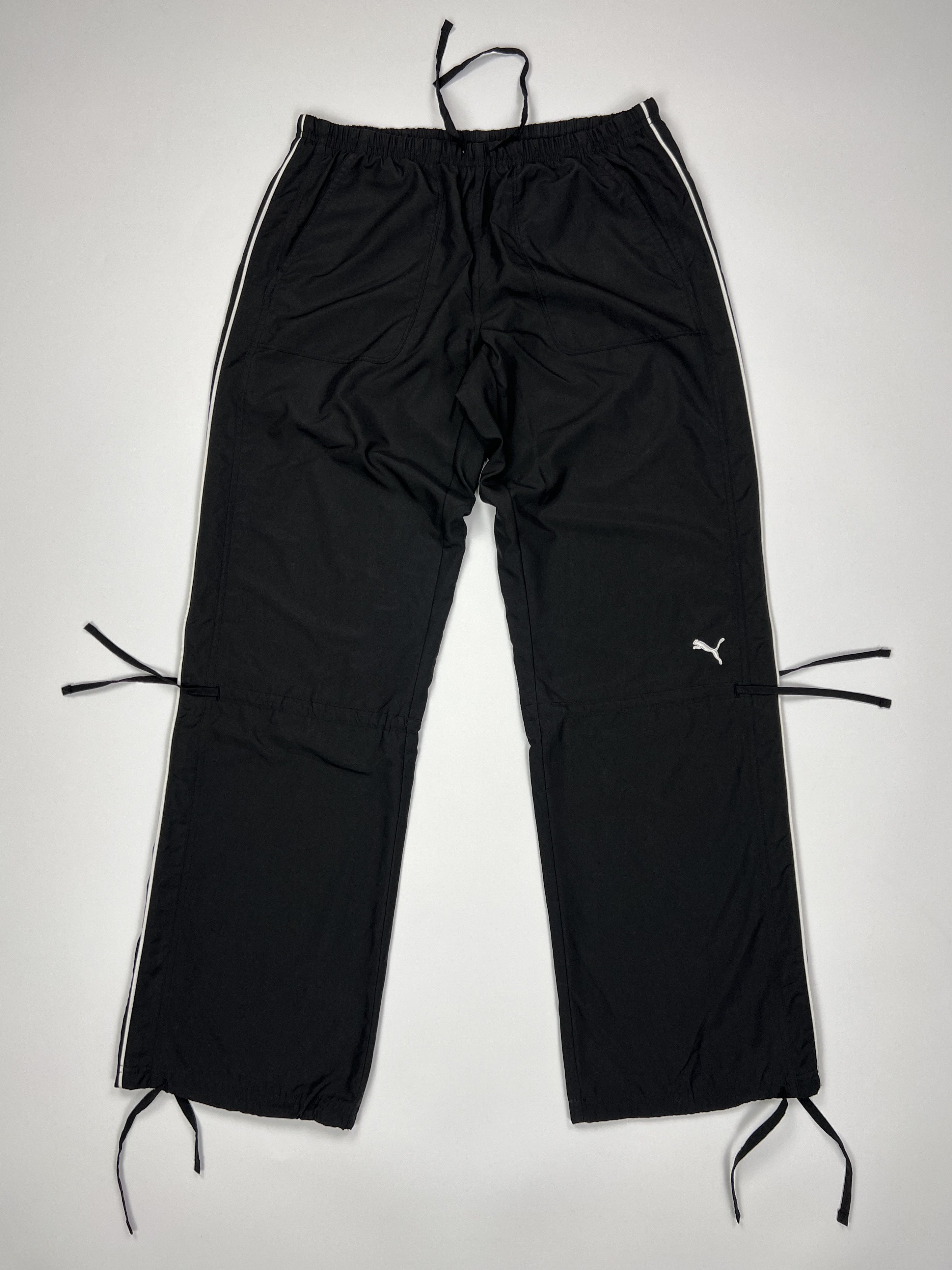 Puma Vintage 00s Puma Parachute Bondage Track Pants Wide Fit Size 29" - 1 Thumbnail