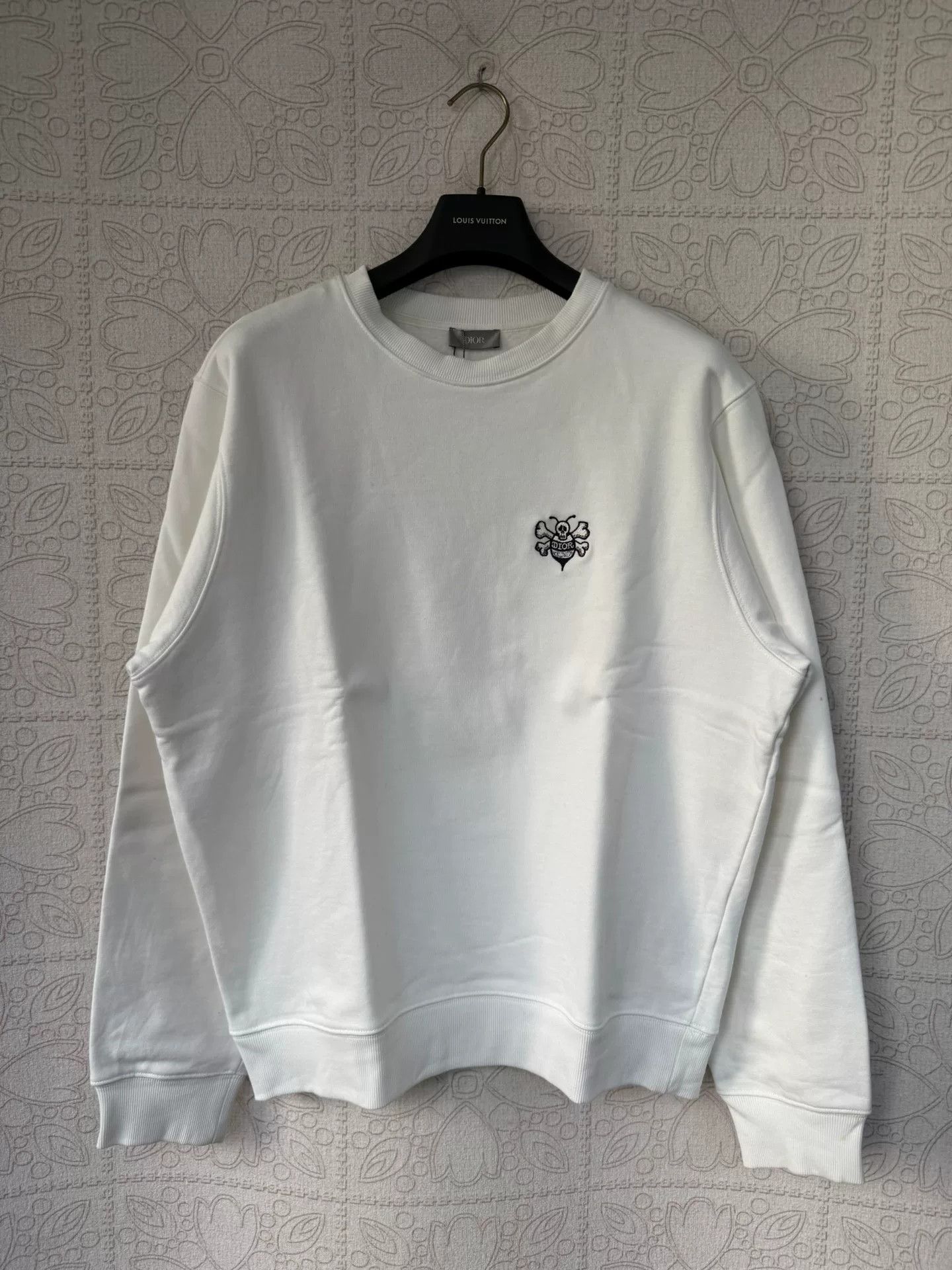 Dior dior x stussy embroidered skull beehive sweatshirt Size US L / EU 52-54 / 3 - 1 Thumbnail