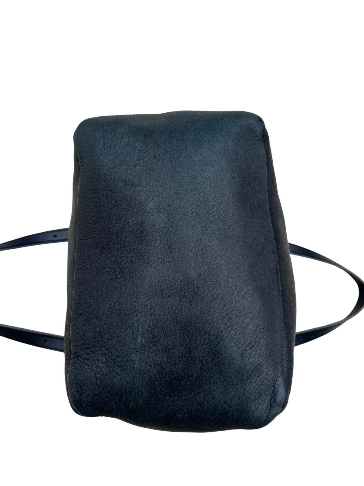 Leather Slow Motion Japan Patina Black Leather Tote Bag Size ONE SIZE - 18 Thumbnail