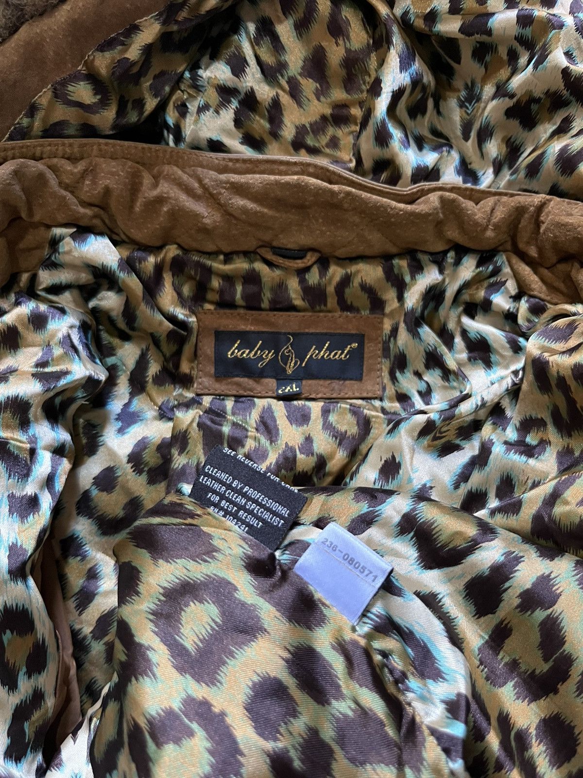 Vintage Baby phat leather jacket y2k 2000s Size ONE SIZE - 6 Thumbnail