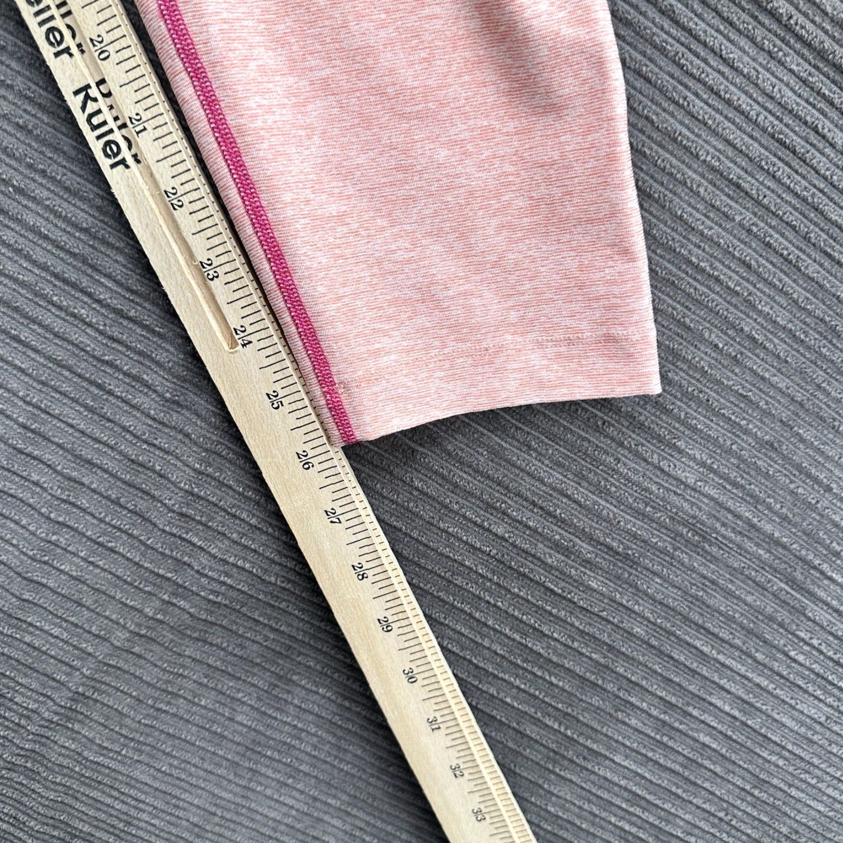 Outdoor Voices Outdoor Voices Leggings Women XL Flamingo Pink Colorblock Polyester Spandex Athletic Compression Slim Fit Exercise Wear Size 40" / US 18 - 5 Thumbnail