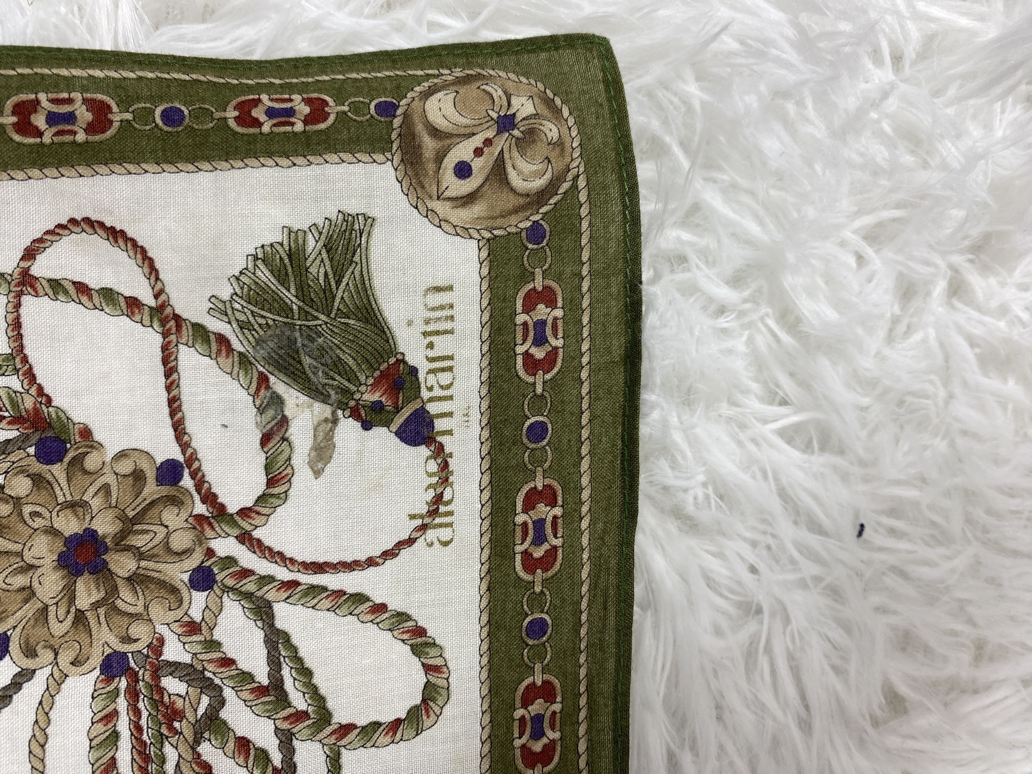 Designer × Vintage Vintage Alan Marlin Handkerchief Neckerchief PH0955 Size ONE SIZE - 3 Thumbnail