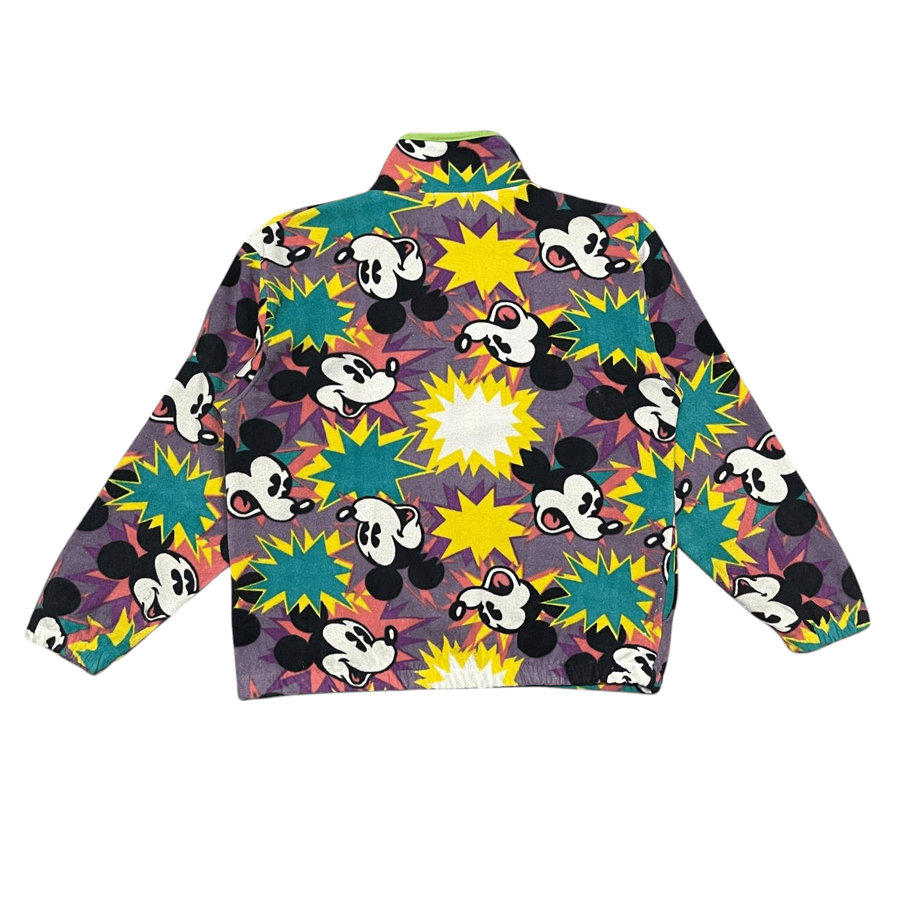 Cartoon Network Vintage Mickey Mouse All Over Print Fleece Zipper Jacket Size US M / EU 48-50 / 2 - 12 Thumbnail