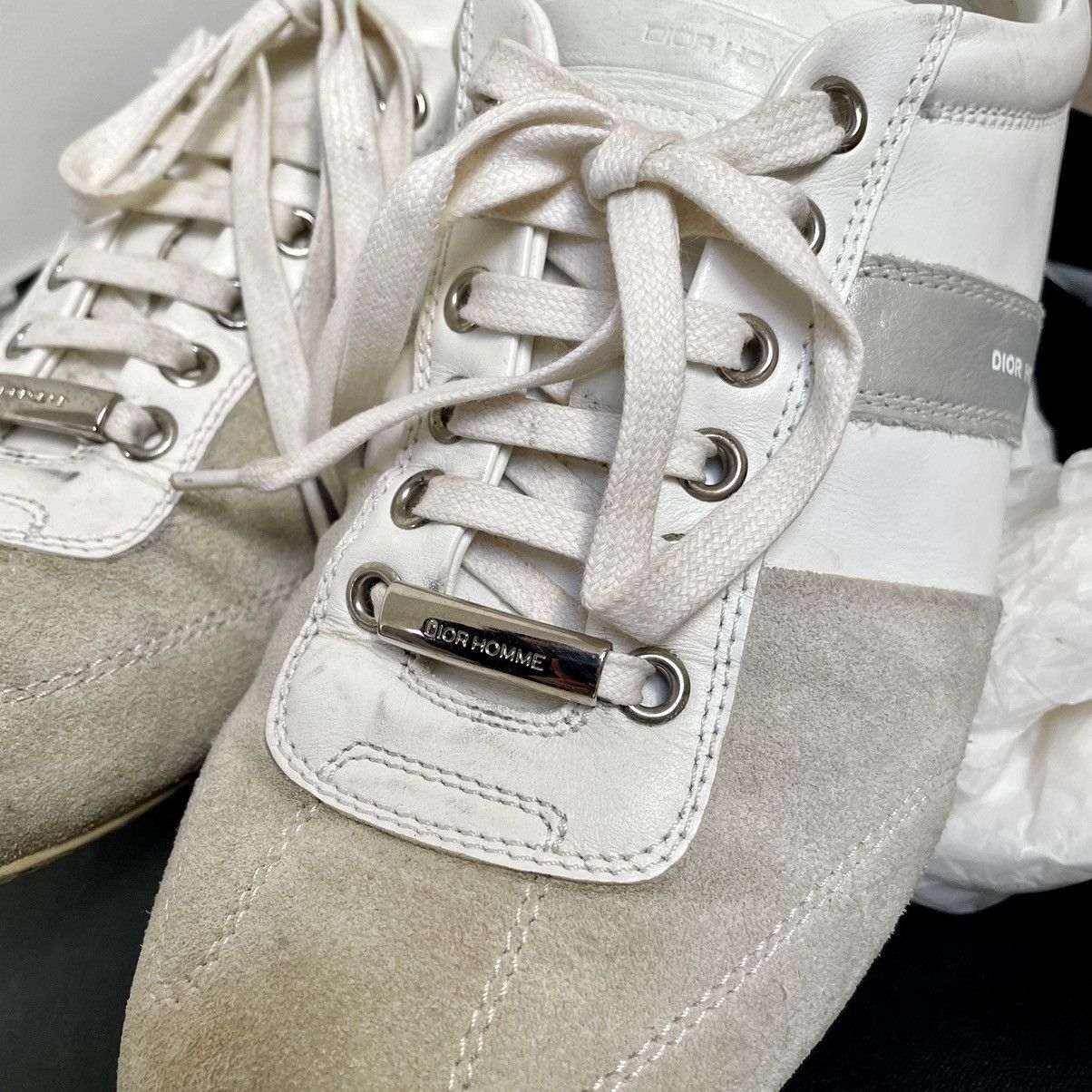 Dior × Hedi Slimane Dior Homme Hedi Slimane Archive Low Top Sneakers In Box Size US 7.5 / EU 40-41 - 5 Thumbnail