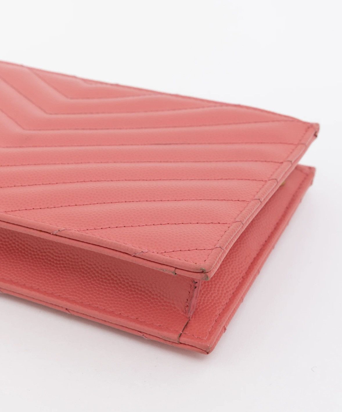 Saint Laurent Paris Authenticity Certificate ✅ YSL Leather Clutch 💗 Size ONE SIZE - 11 Thumbnail