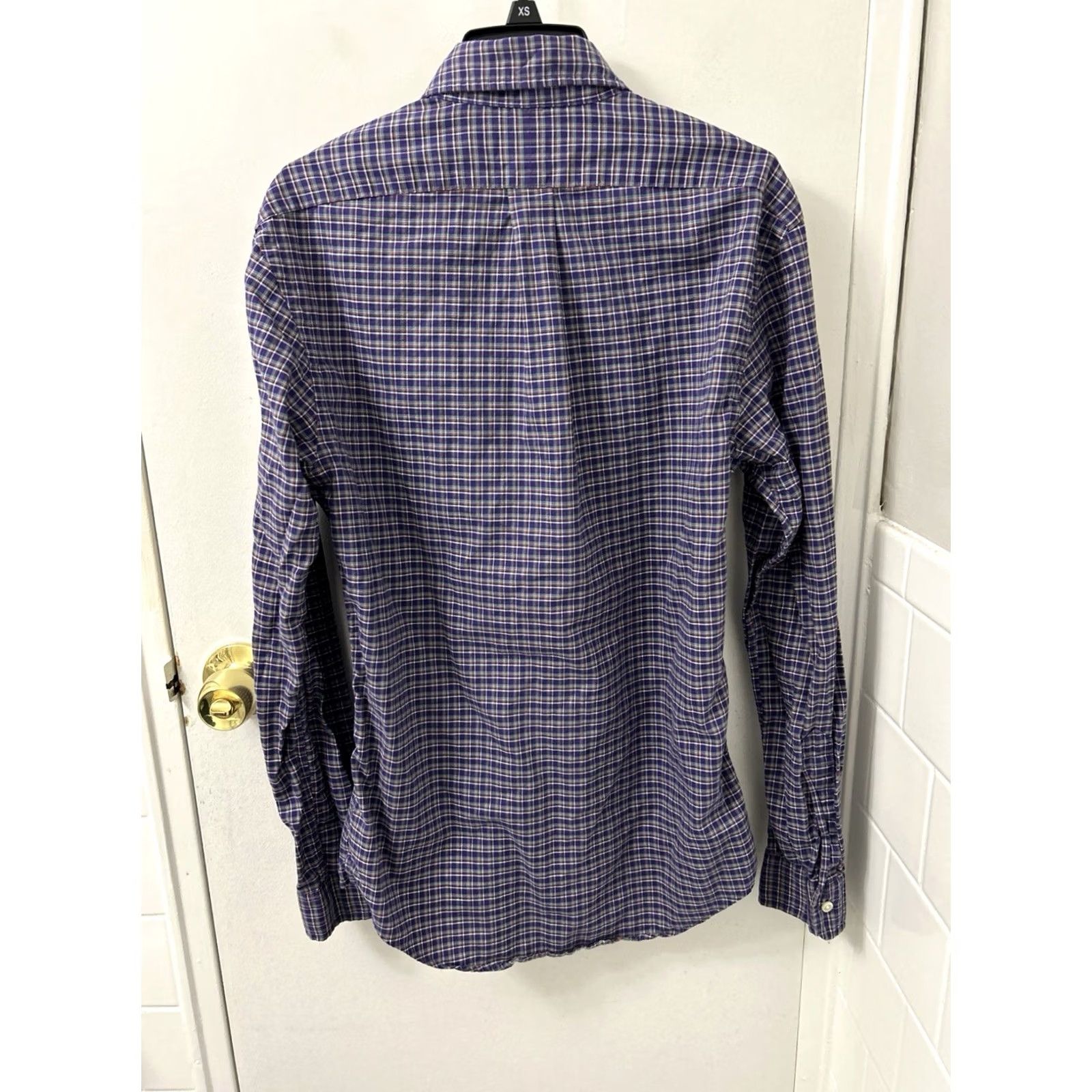 Ralph Lauren Ralph Lauren Shirt Mens Small Purple Plaid Slim Fit Button-Down Green Pony L/S Size US S / EU 44-46 / 1 - 7 Thumbnail