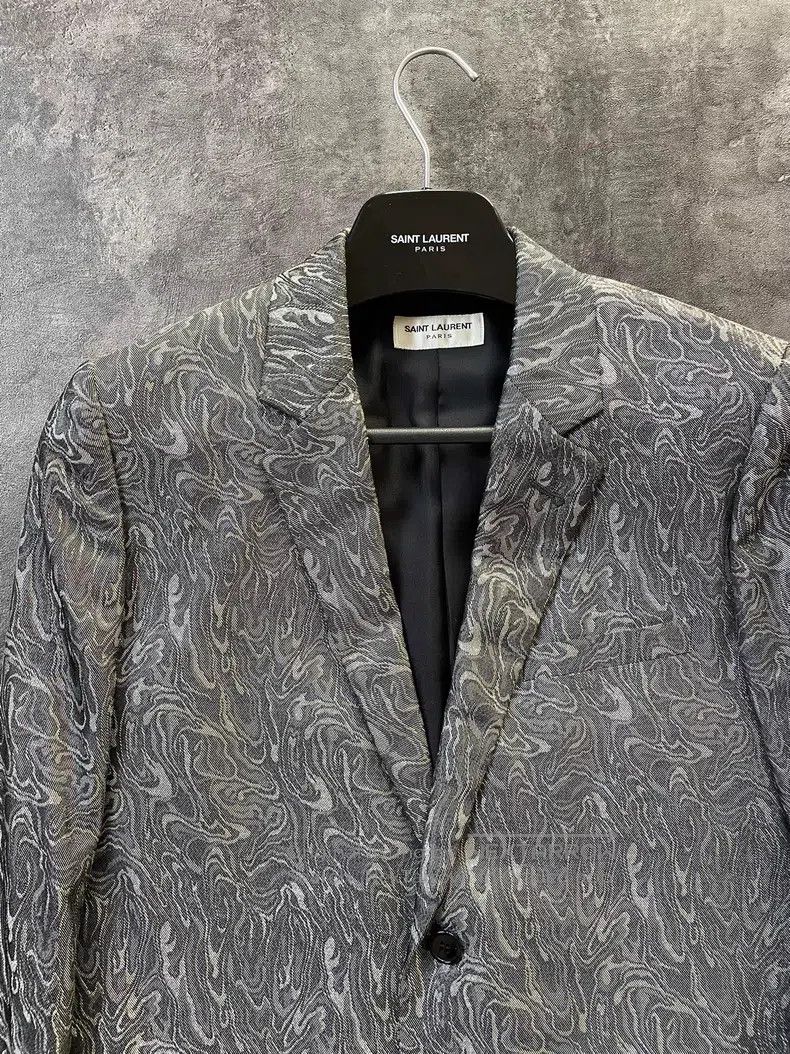 Saint Laurent Paris Saint Laurent Paris Water wave silver thread silk suit Size US S / EU 44-46 / 1 - 5 Thumbnail