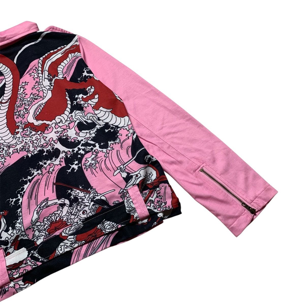Japanese Brand Acdc Rag Chinese Dragon Biker Punk Style Asymmetrical Jacket Size US M / EU 48-50 / 2 - 9 Thumbnail