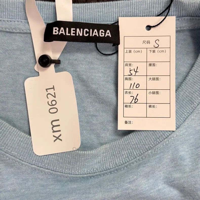 Balenciaga Balenciaga Haze blue Coca-Cola short-sleeve Size US S / EU 44-46 / 1 - 2 Thumbnail