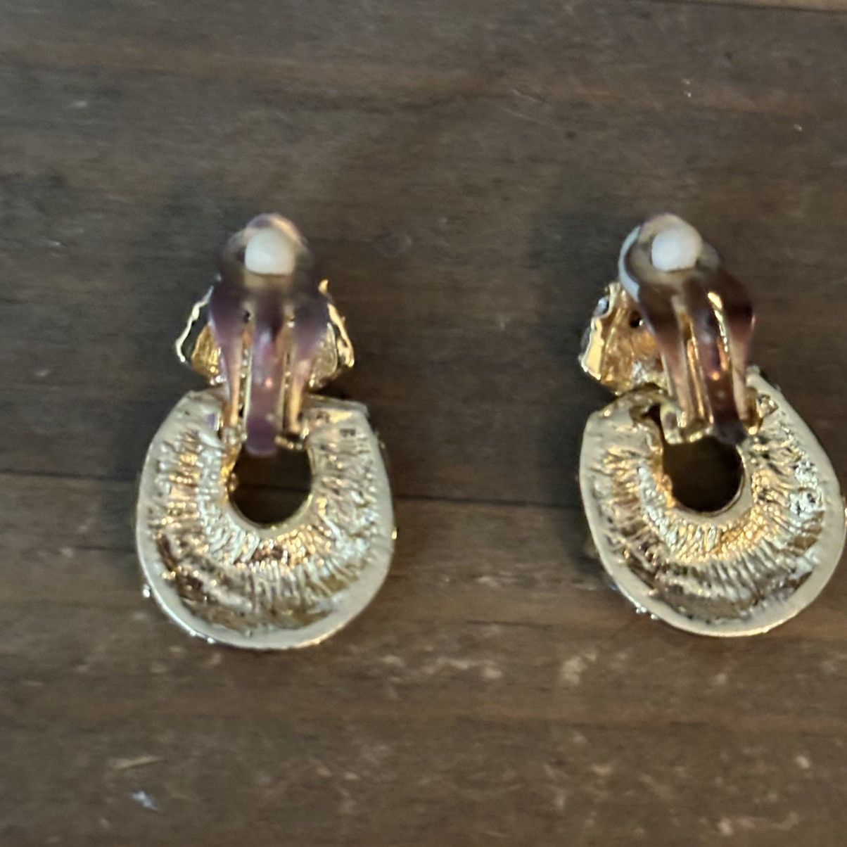 Vintage Vintage clip on crystal door knocker earrings Size ONE SIZE - 5 Thumbnail
