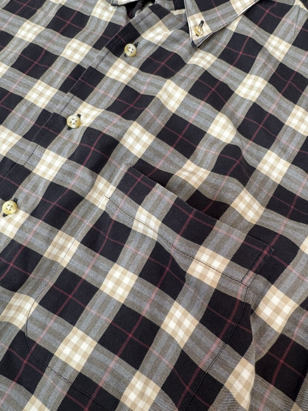 Burberry Burberry London Long Sleeves Button up Plaid Pocket Size US M / EU 48-50 / 2 - 3 Thumbnail