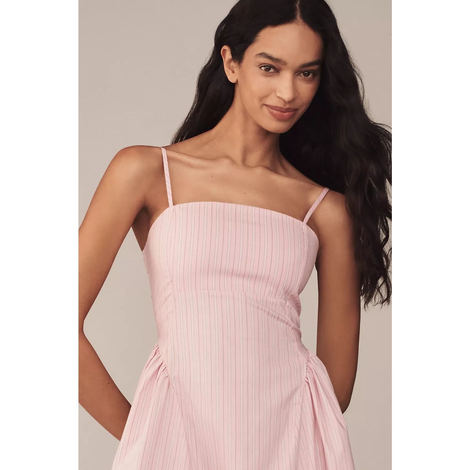 Anthropologie NWT Maeve Sleeveless Fitted A-Line Midi Dress $168 X-LARGE Size XL / US 12-14 / IT 48-50 - 2 Thumbnail