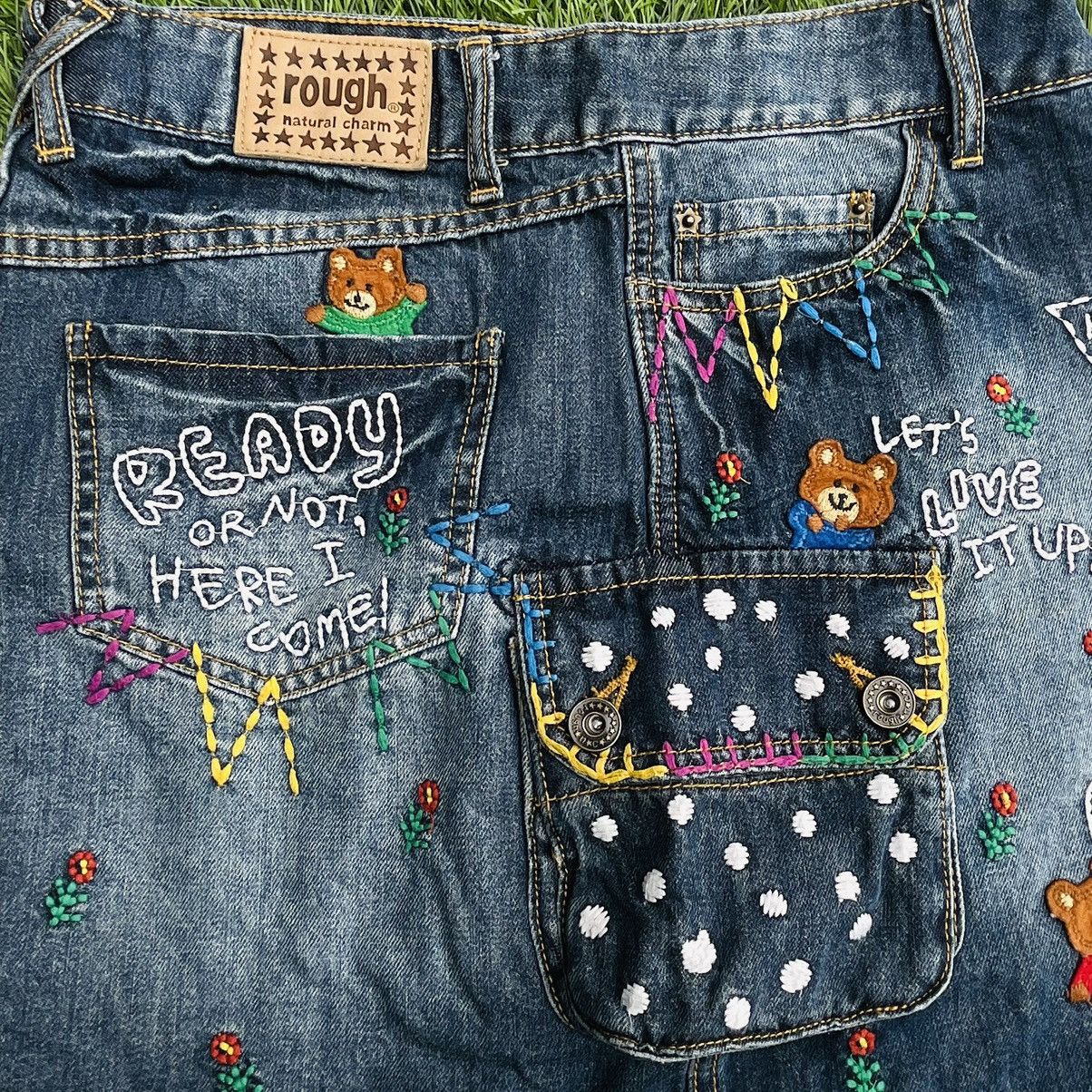 Seditionaries × semanticdesign Y2K Rough Natural Charm Denim Mini Skirt Size 28" / US 6 / IT 42 - 1 Thumbnail