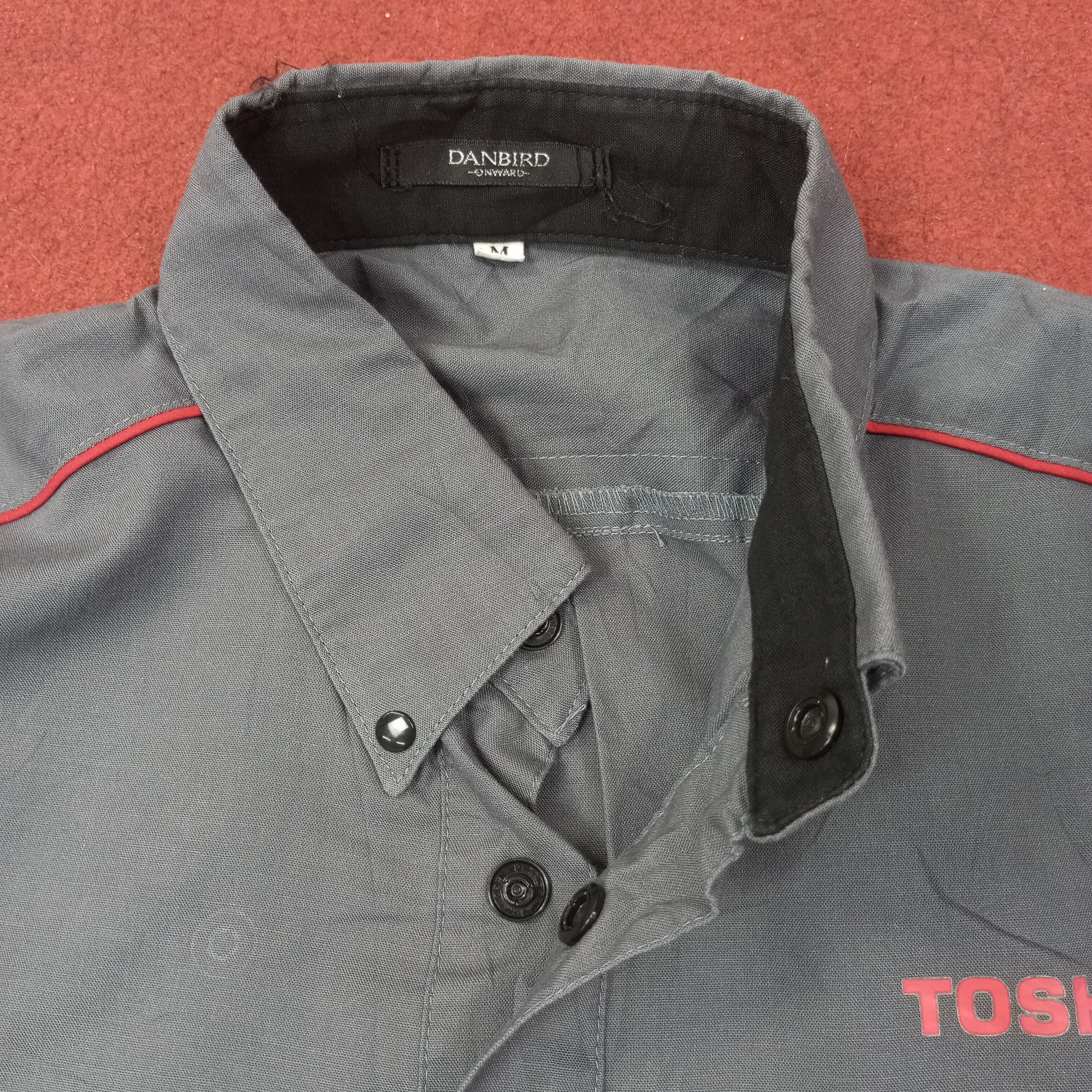 Vintage Toshiba Japanese Brand Workwear Uniform Shirt c223n38 Size US M / EU 48-50 / 2 - 3 Thumbnail