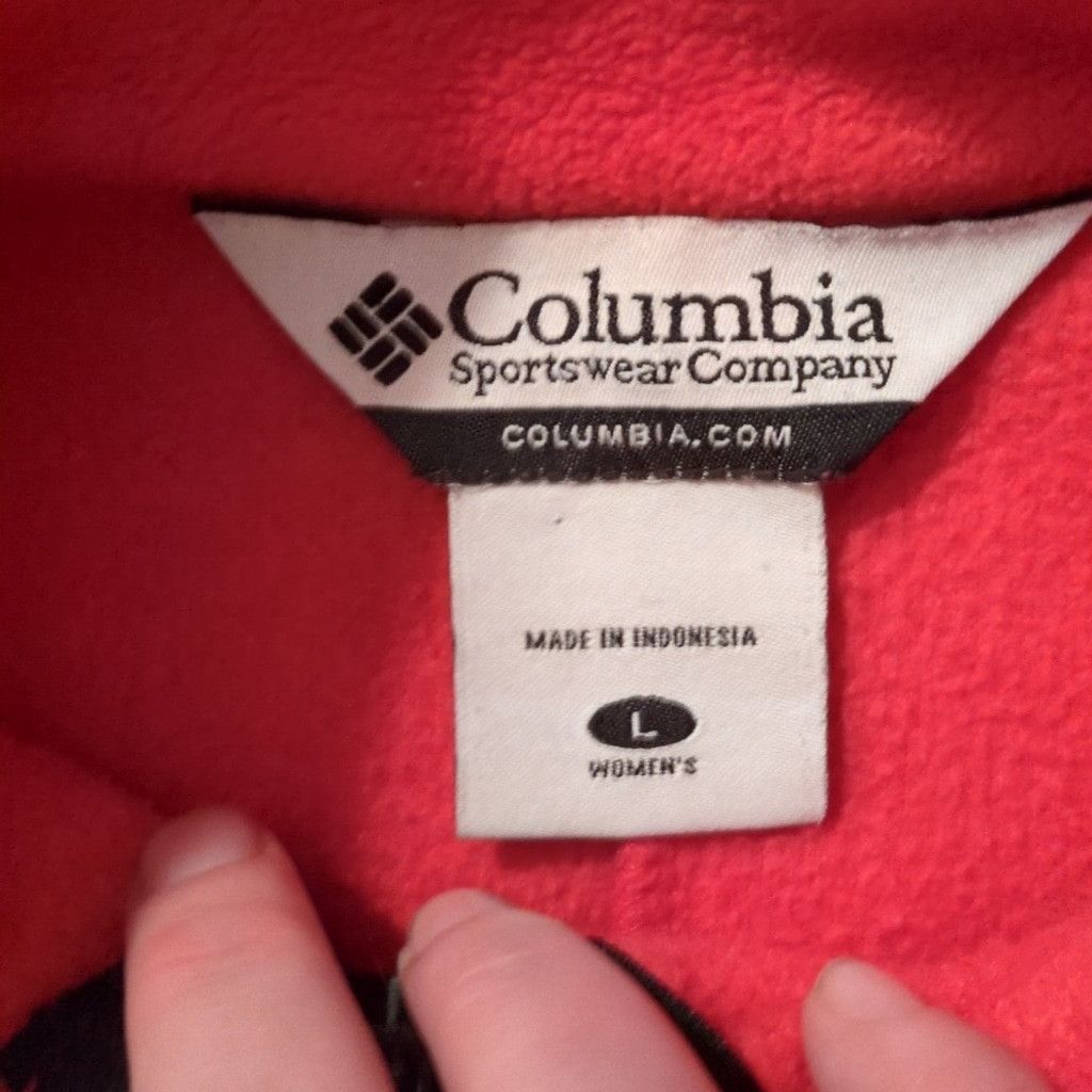 Columbia Columbia X OSU Red Black Fleece Jacket Size Large Size L / US 10 / IT 46 - 6 Thumbnail