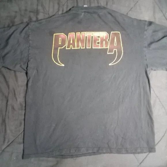 Band Tees Vintage Y2K Pantera Skull Daggers Two Sided T-Shirt Size US L / EU 52-54 / 3 - 6 Thumbnail