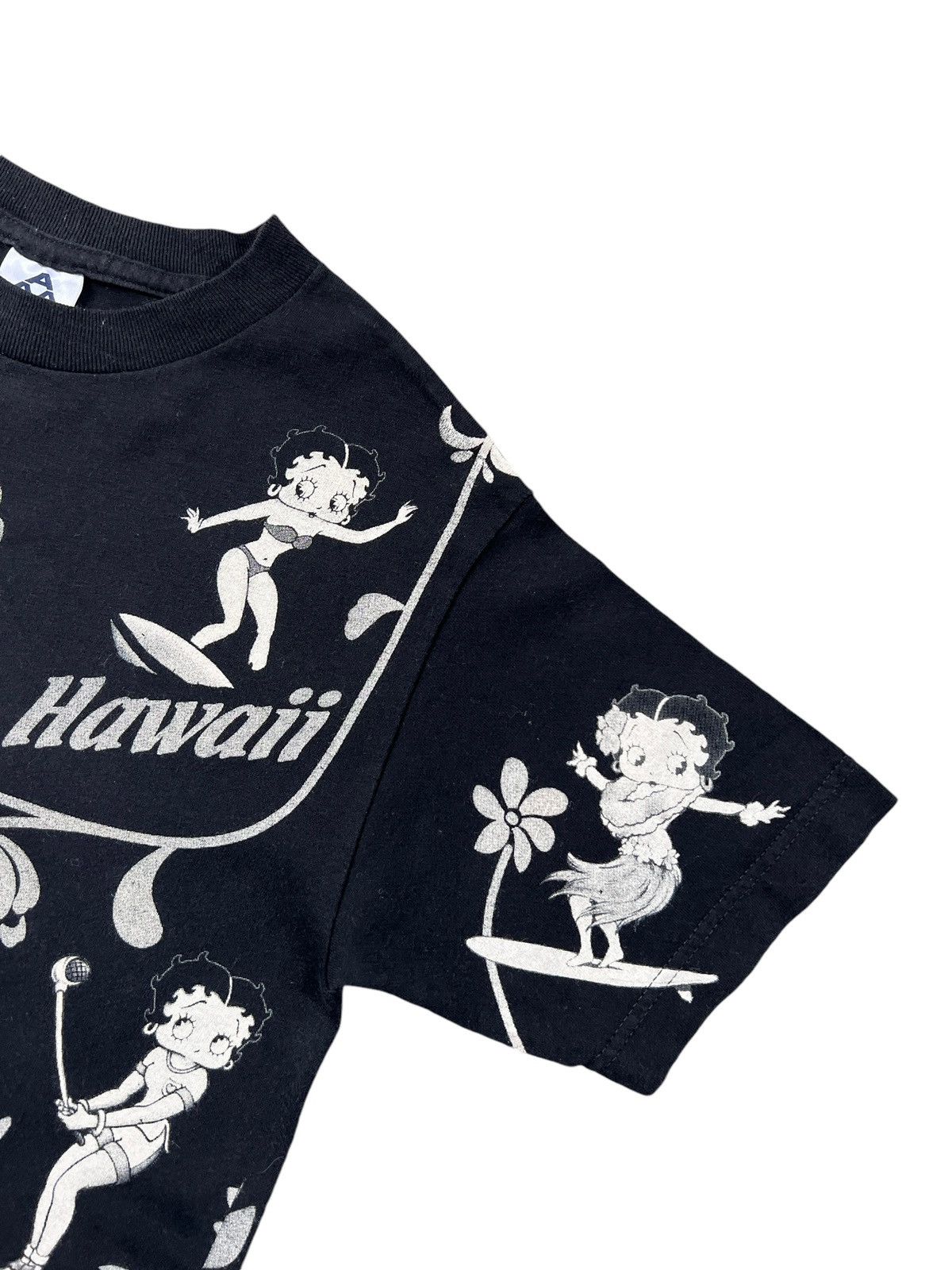 Cartoon Network × Vintage Vintage 1998 Betty Boop Hawaii All-Over Print Tshirt Size US S / EU 44-46 / 1 - 4 Thumbnail