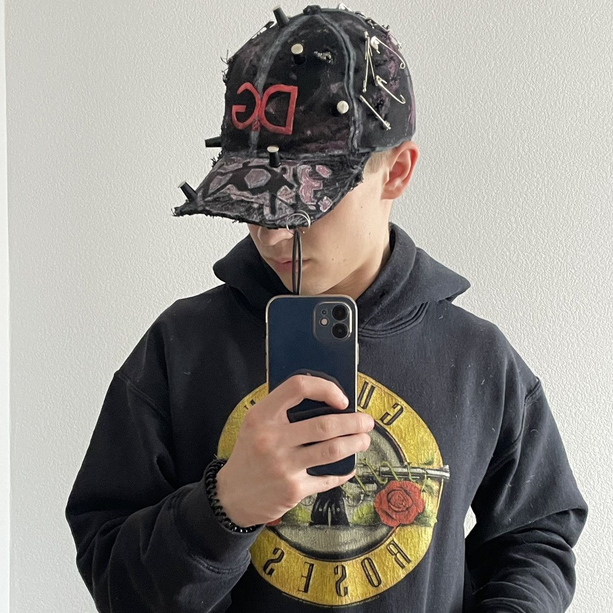 Other Avant Garde D&G Cap Custom Pin 90’s VTG Distressed Fade Pink Size ONE SIZE - 12 Thumbnail