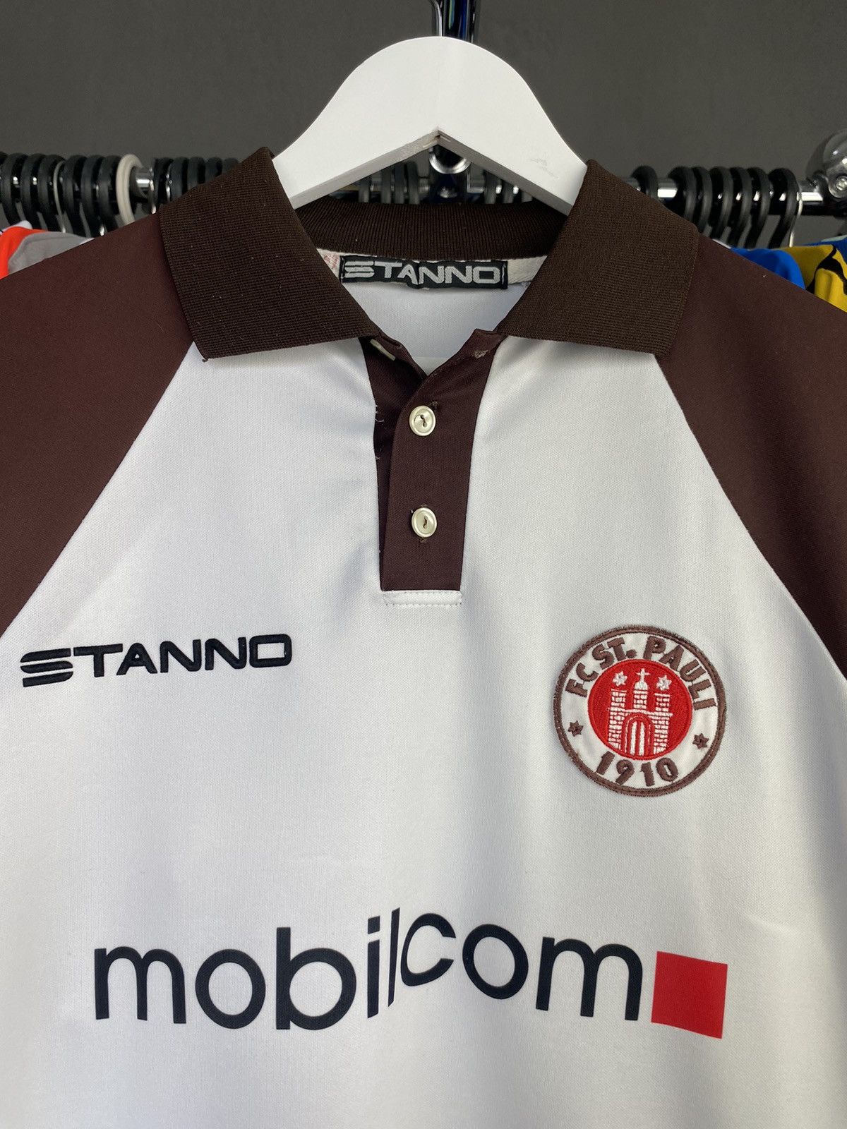 Vintage 2003/04 STANNO ST. PAULI HOME SOCCER FOOTBALL JERSEY SHIRT Size US L / EU 52-54 / 3 - 5 Thumbnail