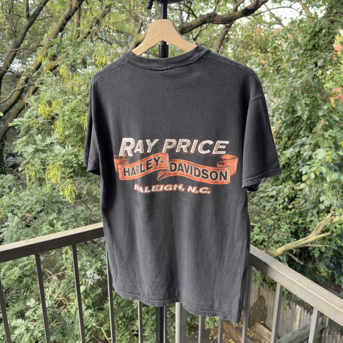 Harley Davidson Thrashed Faded Distressed Pocket Shirt ERD Grunge Chrome Size US M / EU 48-50 / 2 - 2 Thumbnail