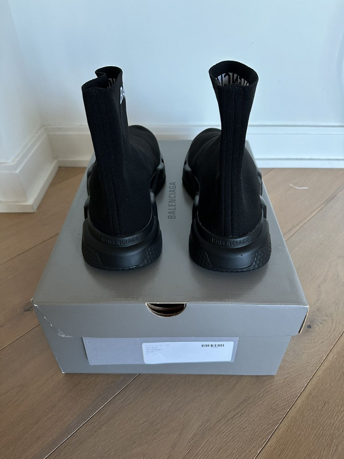 Balenciaga Balenciaga Speed Trainer ‘Triple Black’ Brand New Size US 7 / EU 40 - 5 Thumbnail
