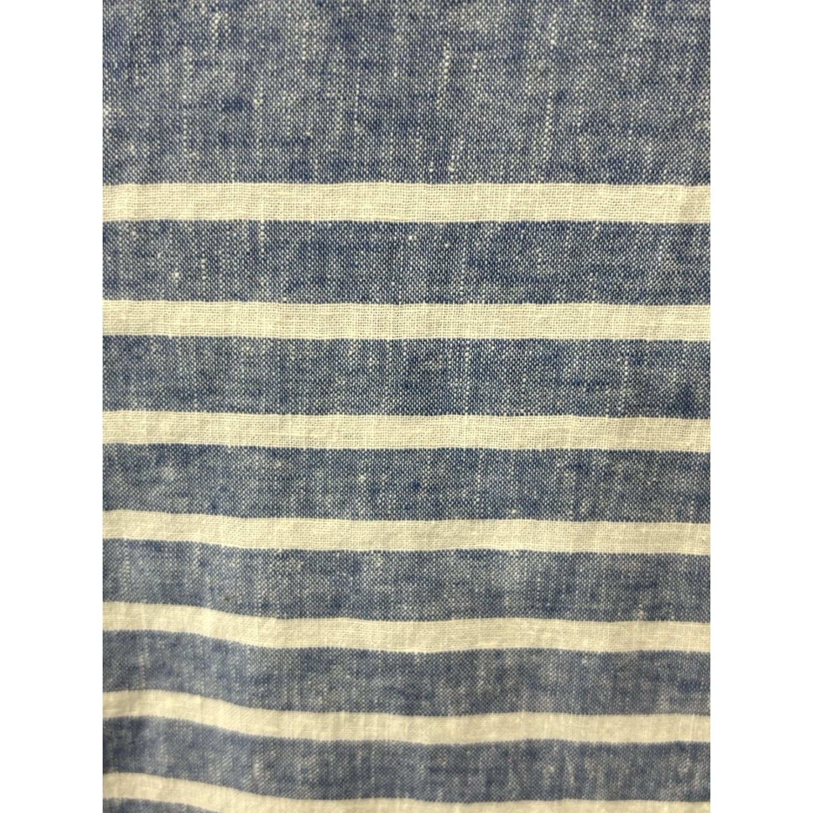 Barbour Barbour Shirt XL Men Button-Down Linen Blend Blue White Stripe Coastal Mens Size US XL / EU 56 / 4 - 4 Thumbnail