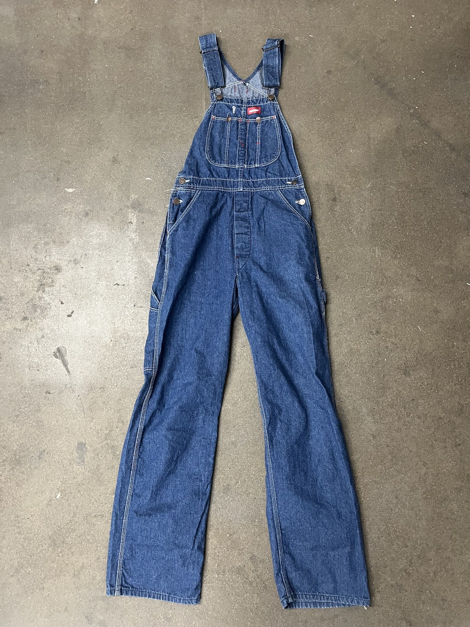 Carhartt × Vintage Vintage 2000s Dickies Dark Wash Denim Overalls Size 30 Size US 30 / EU 46 - 1 Thumbnail