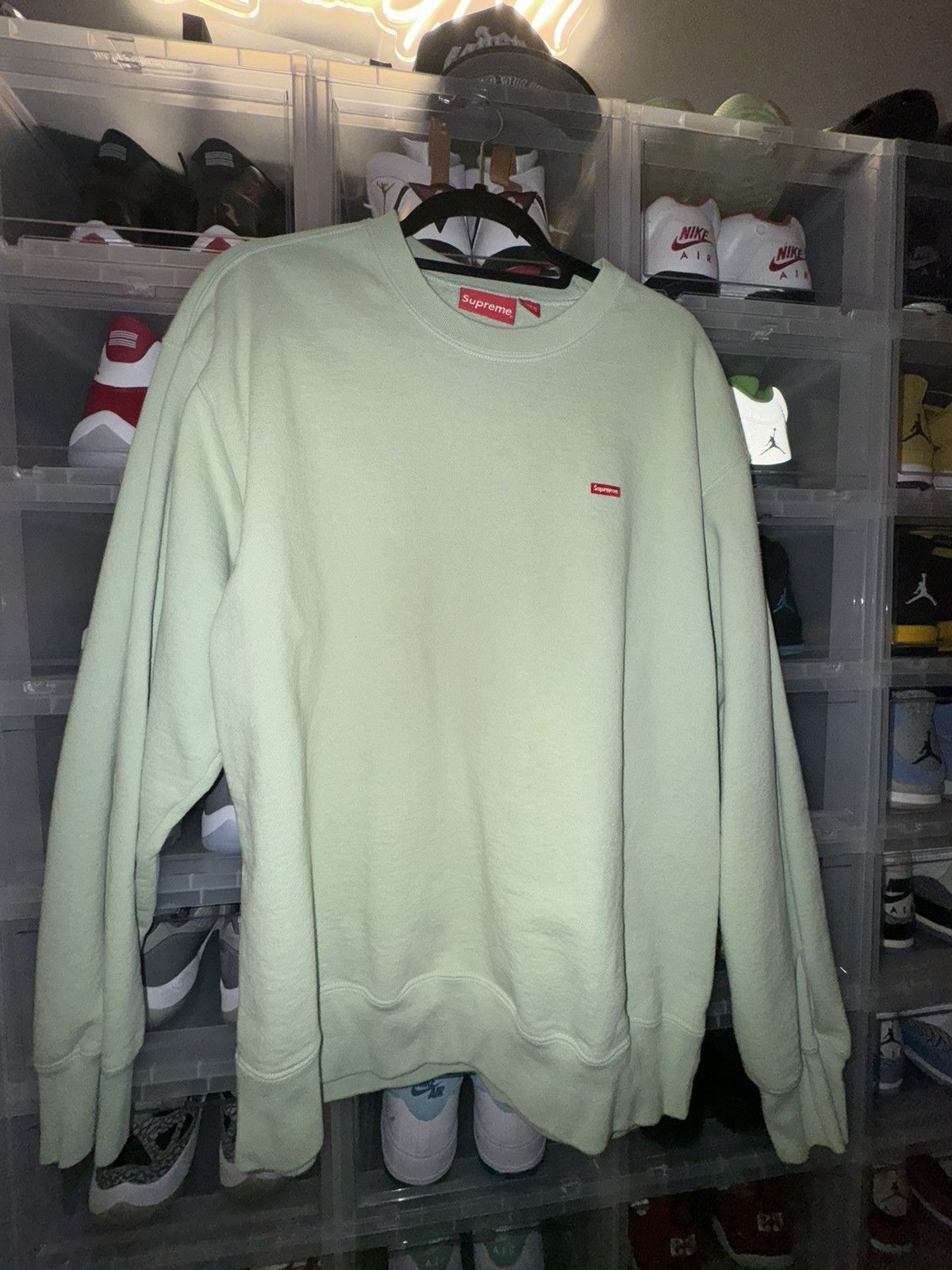 Supreme Small Box Logo Crewneck | Grailed