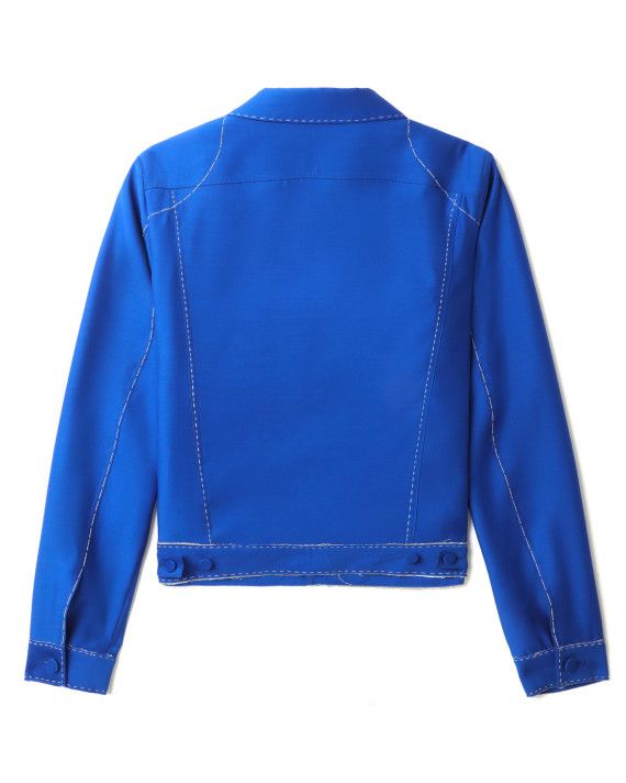 Off-White o1y0225 Jacket in Blue Size US M / EU 48-50 / 2 - 2 Thumbnail