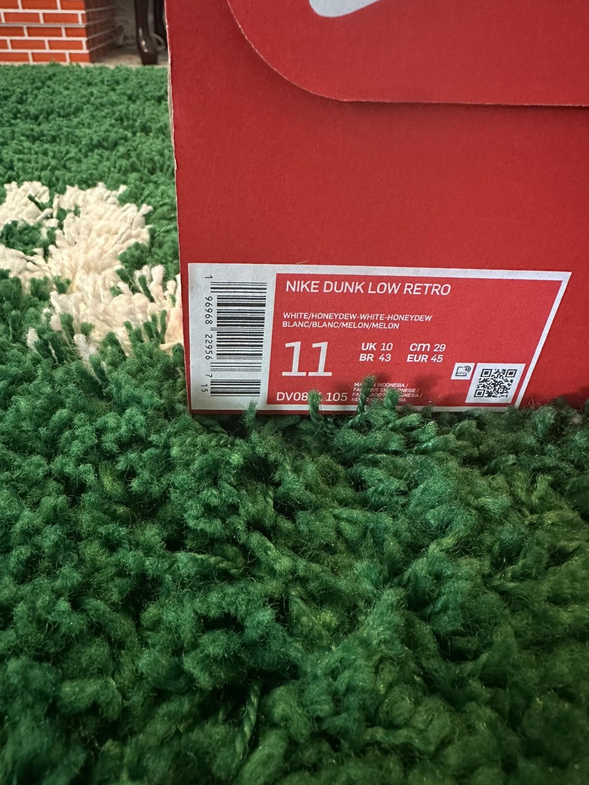 Nike Dunk Low Honeydew Green 11 Size US 11 / EU 44 - 8 Thumbnail