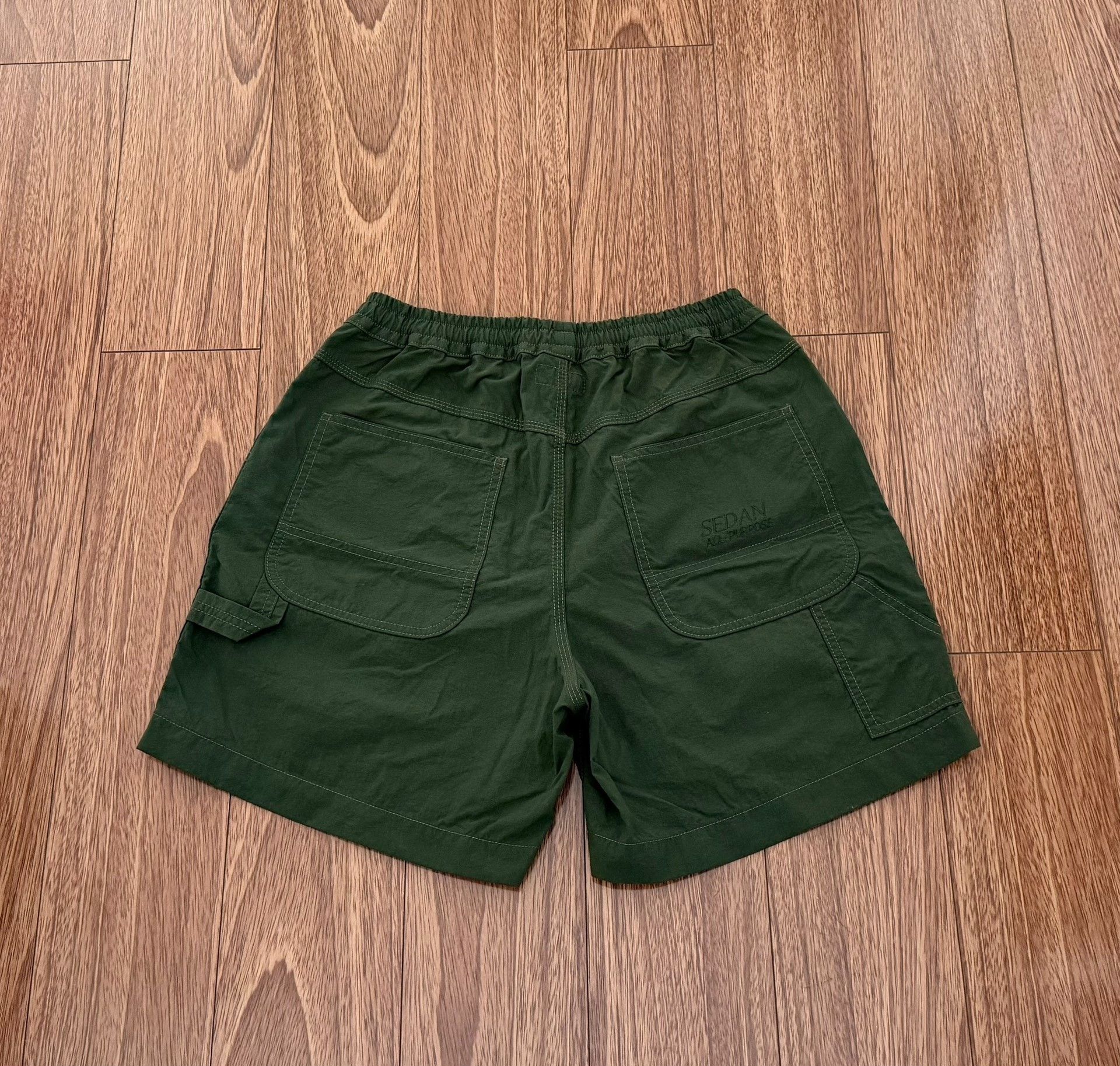 Japanese Brand SEDAN All-Purpose Nylon Shorts Size US 35 - 2 Thumbnail