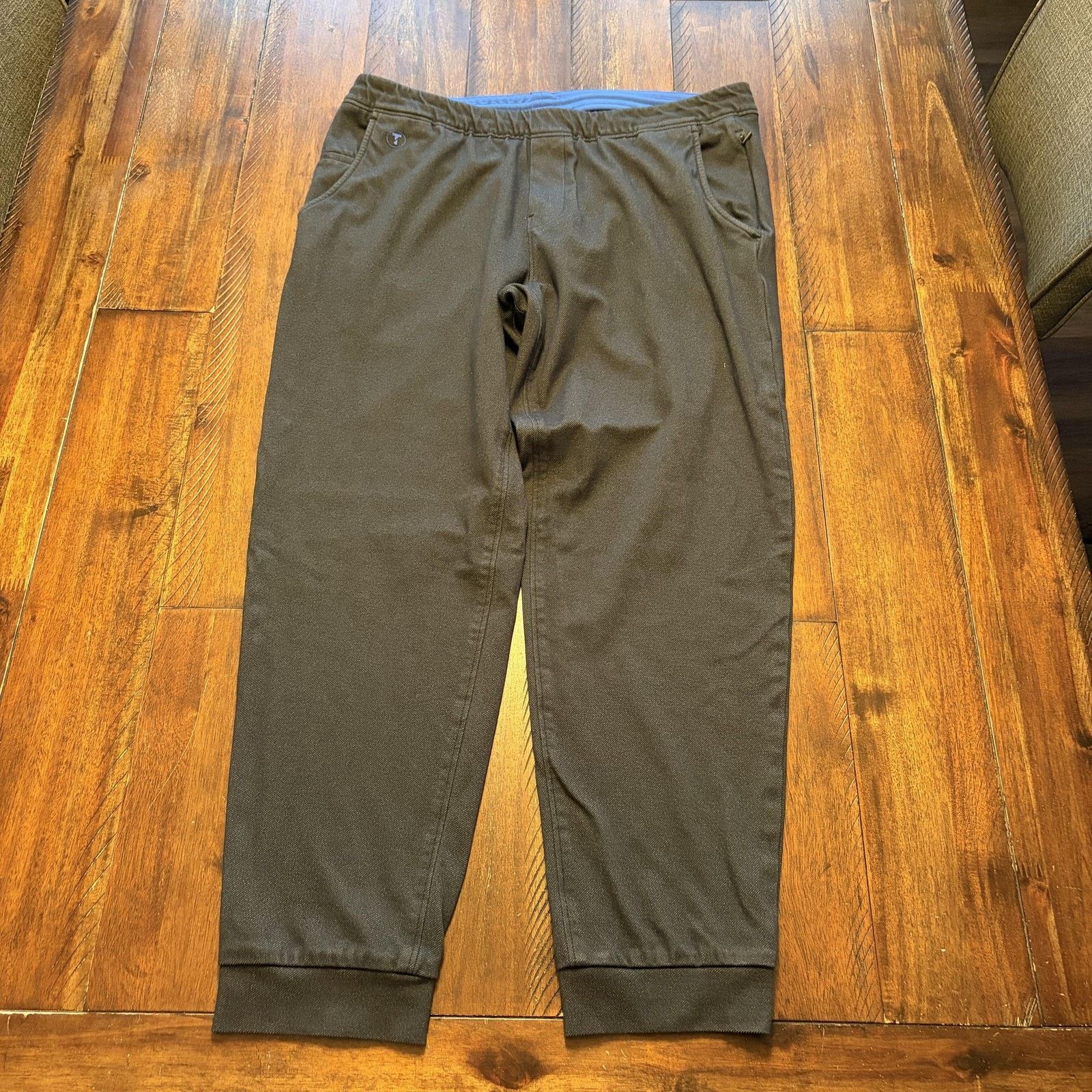 Twillory Twillory Pants Mens XL Gray Athlounger Jogger Elastic Waist Size US 34 / EU 50 - 7 Thumbnail