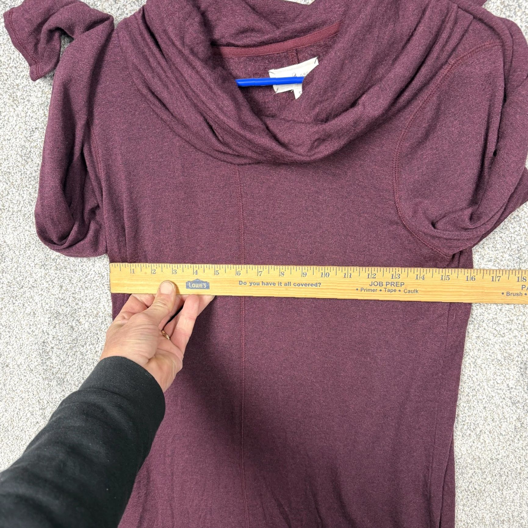 Lou & Grey Lou & Grey Dress Small Burgundy Office Casual Tunic Long Sleeve Womens Size S / US 4 / IT 40 - 4 Thumbnail