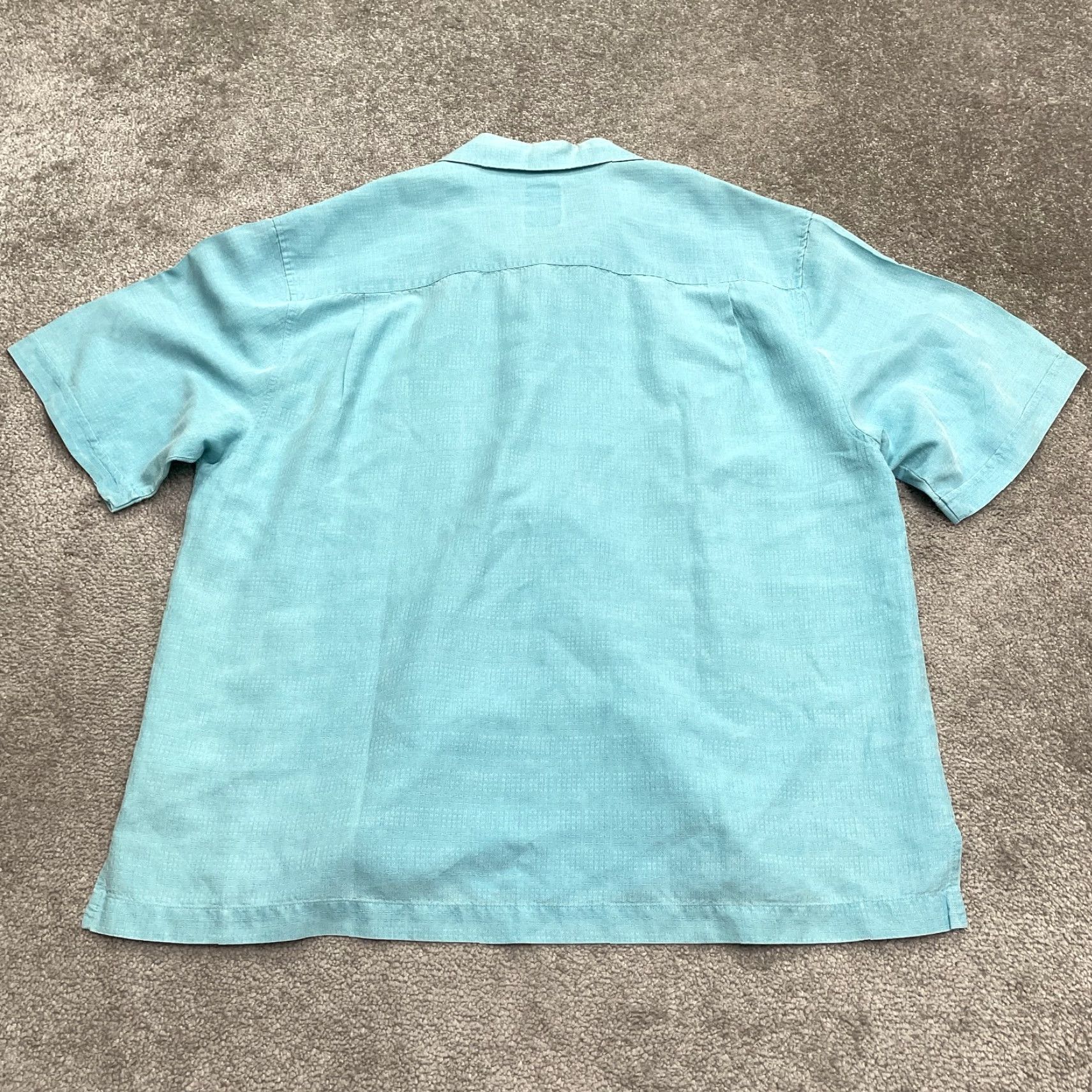Vintage Jamaica Jaxx Button-Up Shirt Men's Large Blue Short Sleeve Casual Tropical Size US L / EU 52-54 / 3 - 2 Thumbnail