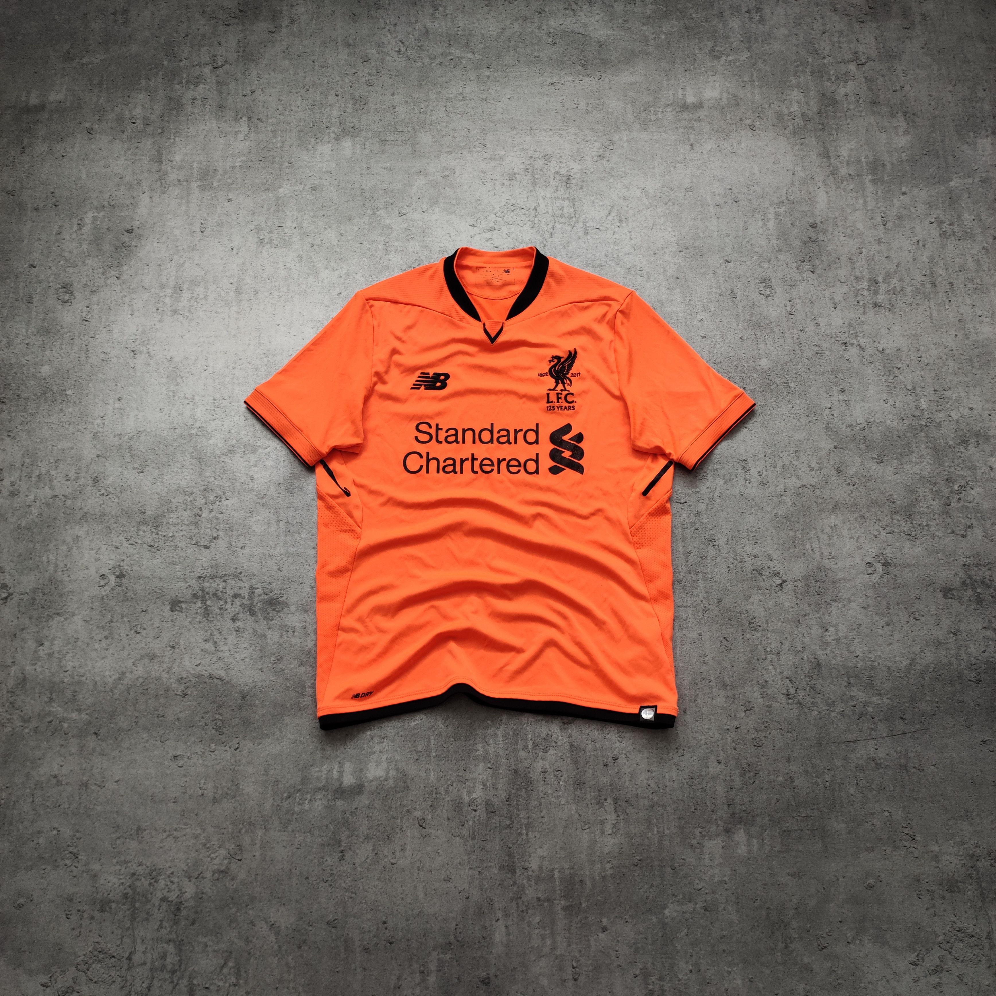 New Balance Liverpool FC 2017/18 THIRD Orange 125th Jersey Size US S / EU 44-46 / 1 - 1 Thumbnail