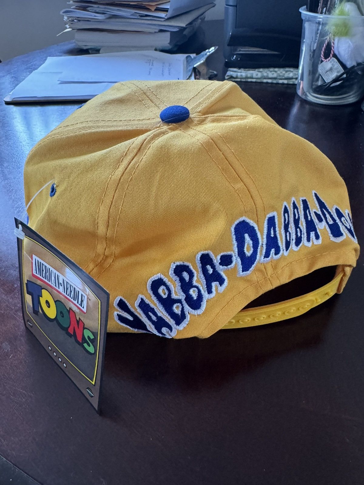 American Needle American Needle Fred Flinstone snap back hat 1993 Size ONE SIZE - 4 Thumbnail