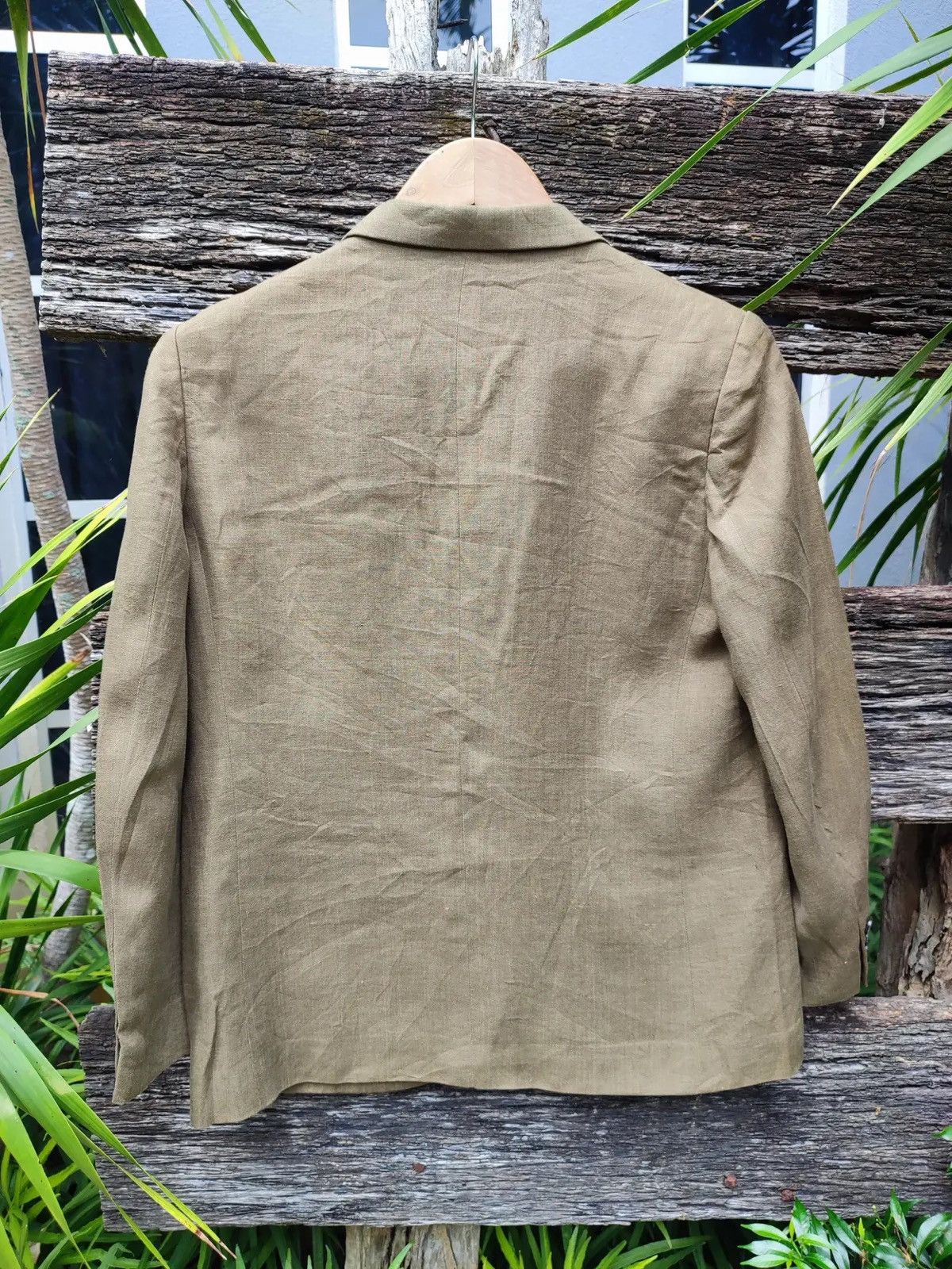Burberry Vintage Burberrys Linen Blazer – Classic 2-Button Size S / US 4 / IT 40 - 10 Thumbnail