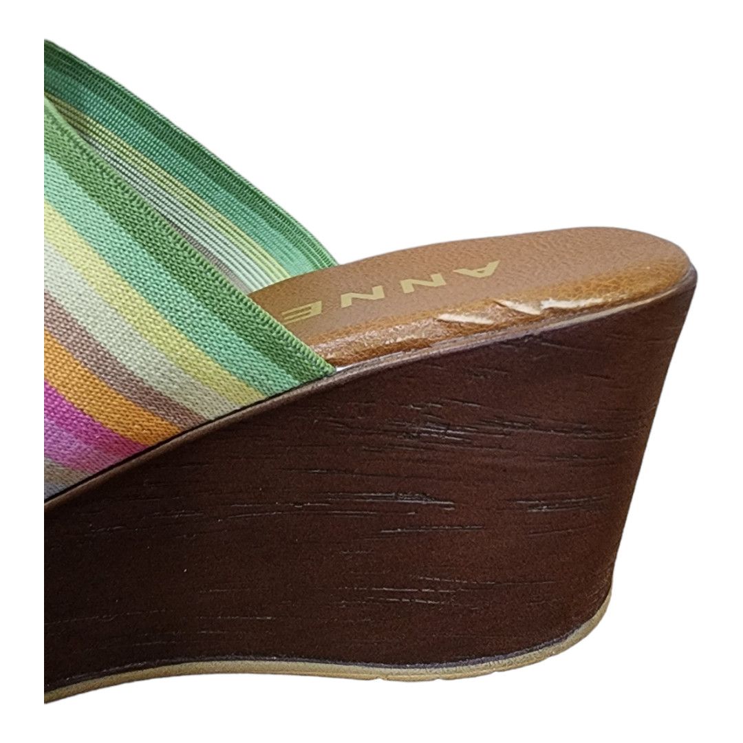 Anne Klein Anne Klein Hayda Striped Wedge Pump Women's Size 6 Size US 6.5 / IT 36.5 - 4 Thumbnail