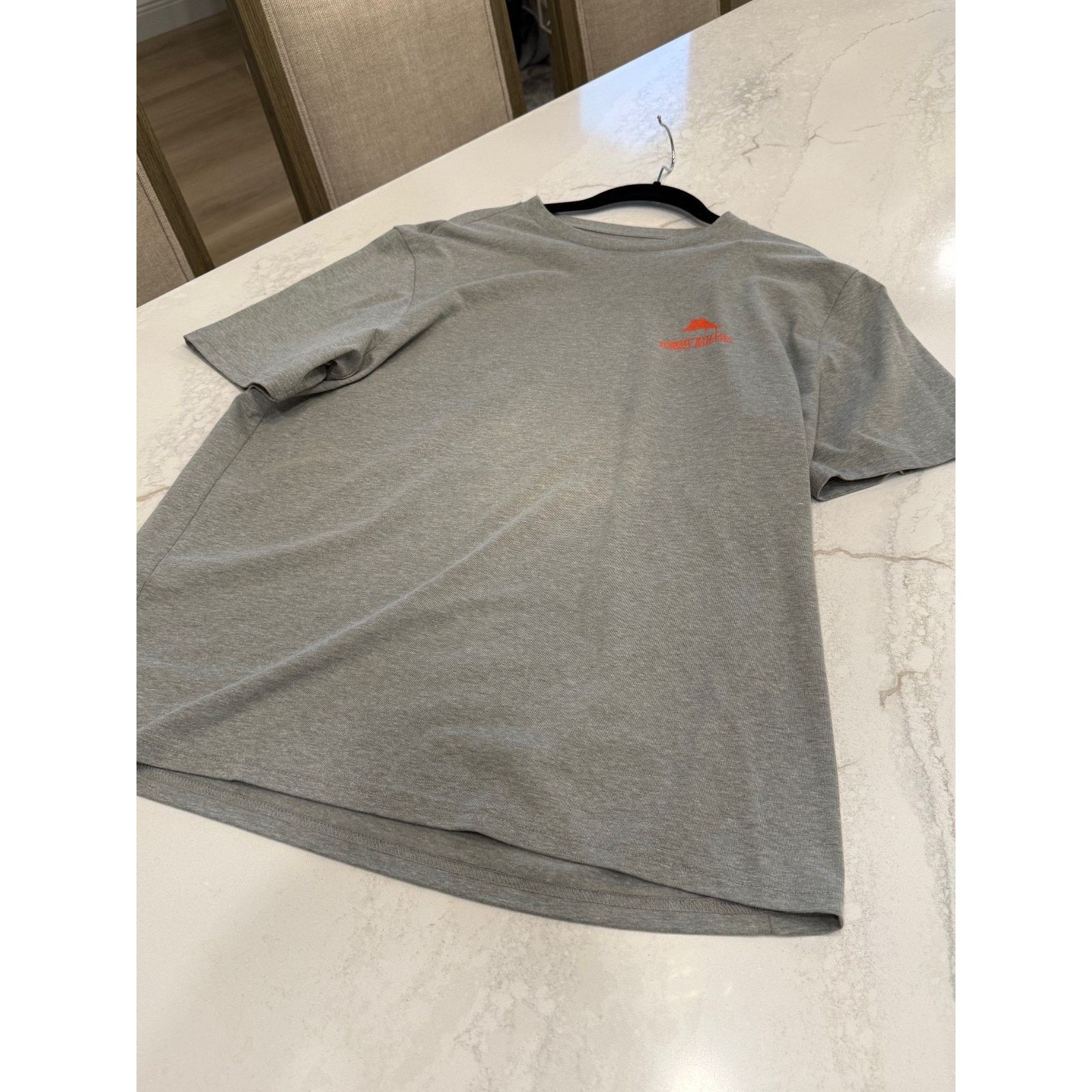 Tommy Bahama NEW TOMMY BAHAMA T-Shirt | Plenty At Steak Mens Medium Gray Size US M / EU 48-50 / 2 - 4 Thumbnail