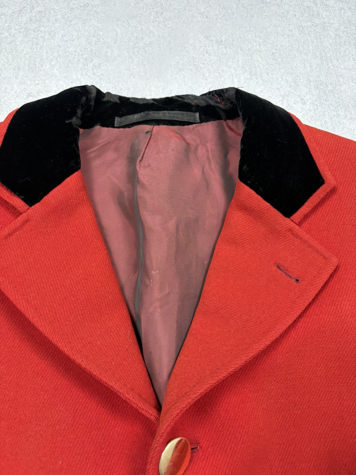 Vintage 50s Red Fox Hunting Riding Coat Equestrian Tailcoat PKZ 1995 Size US M / EU 48-50 / 2 - 6 Thumbnail